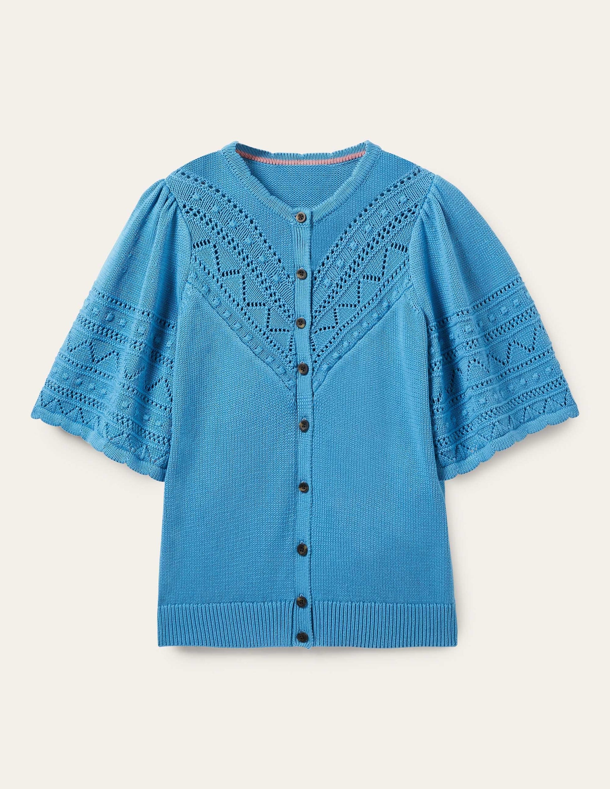 Wide Sleeve Crochet Cardigan-Mountain Spring-7