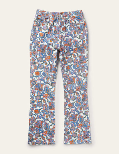 7/8-Jeans mit Schlag-Naturweiß, Paisley-Knospen-6