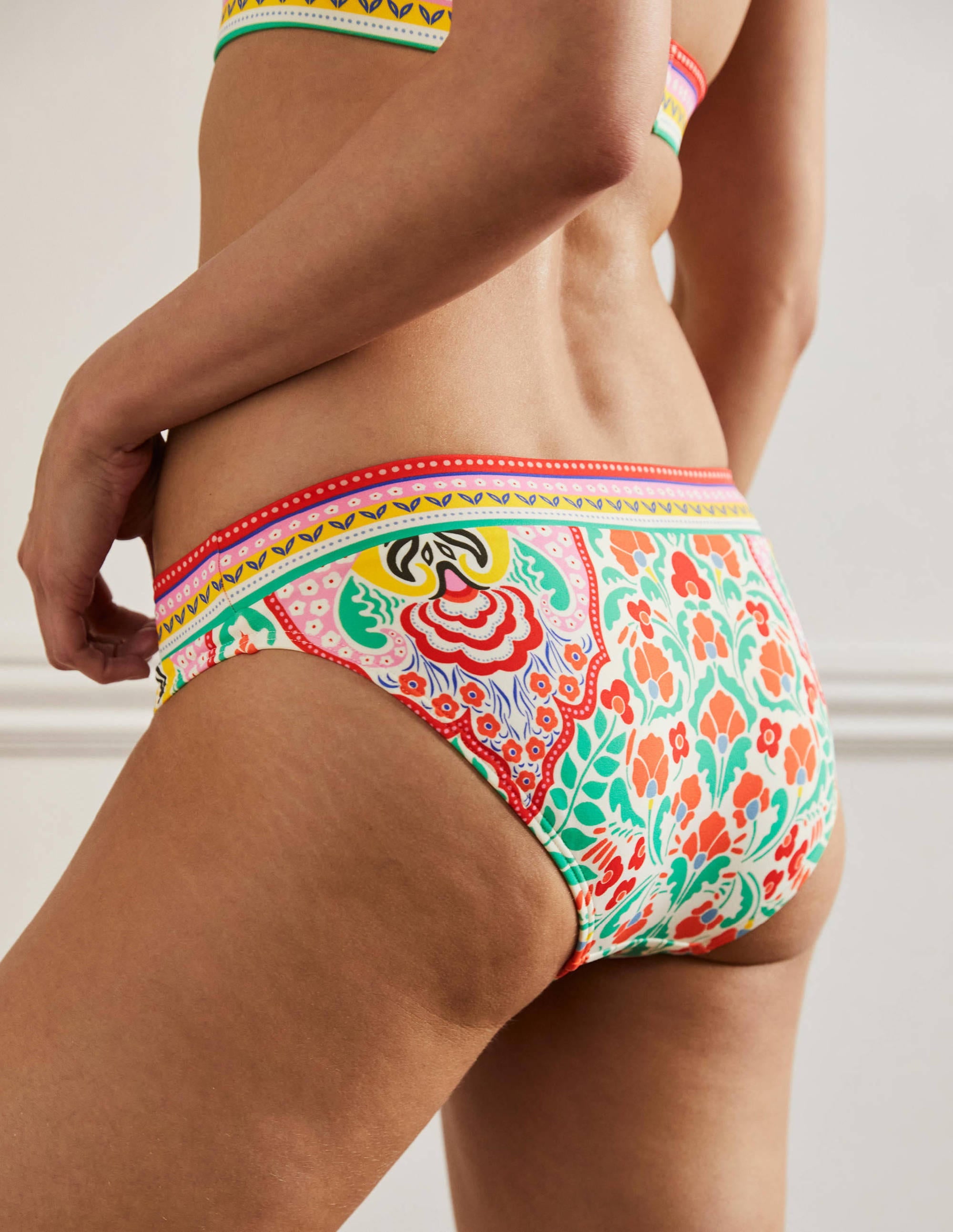 Ithaca Bikinihose mit Einsatz-Bunt, Blumenmuster - Image 3