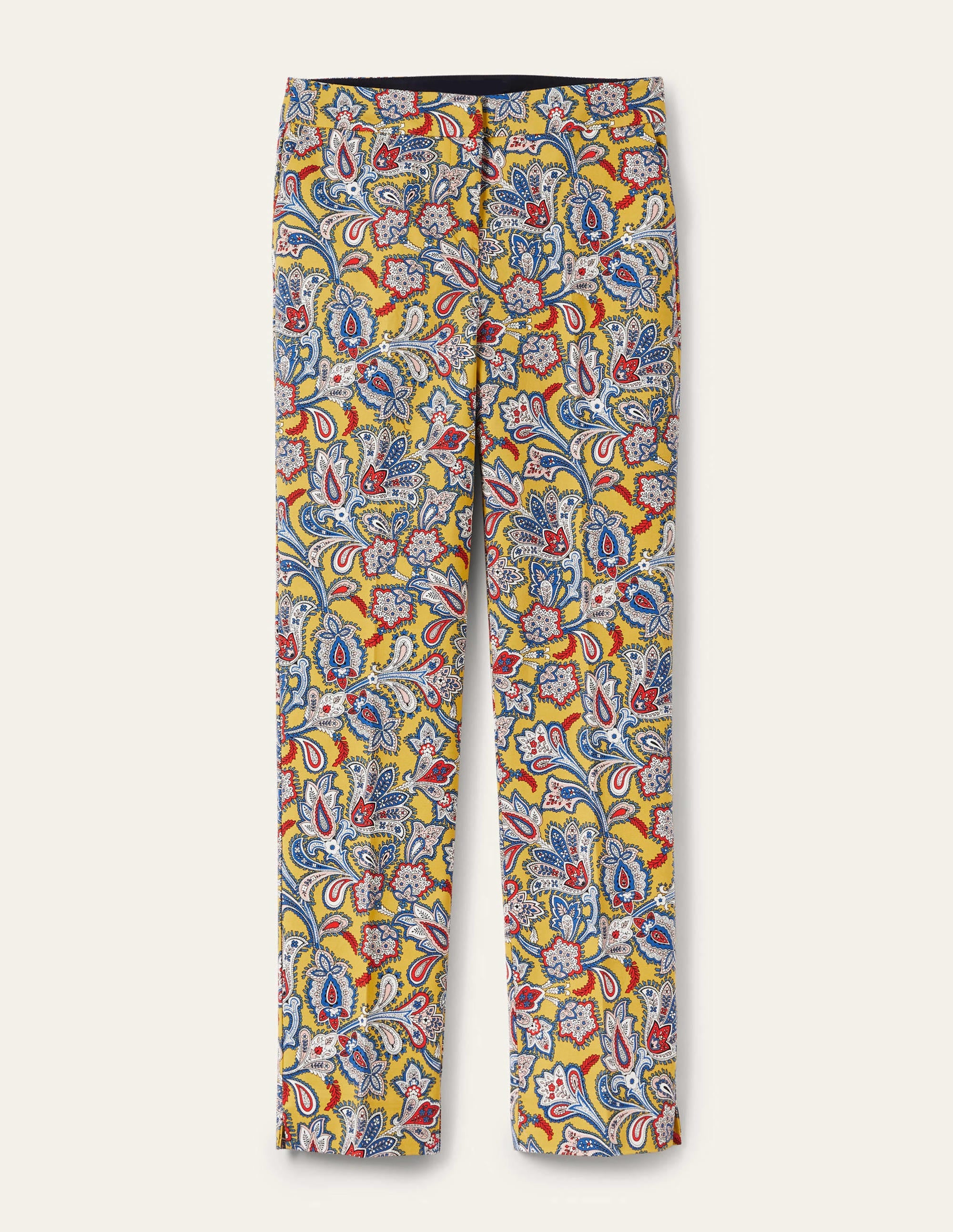 Richmond 7/8-Hose-Olivenölgrün, Paisley-Knospen - Image 5