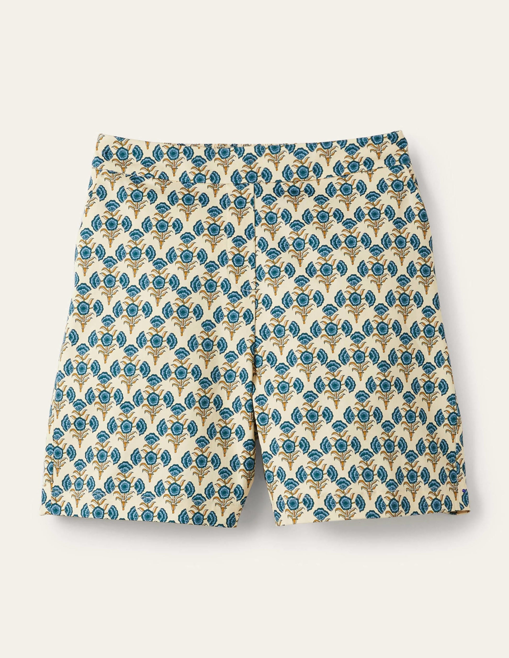 Danby Shorts zum Hineinschlüpfen-Chesapeake Bay, Geometrisches Blumenmuster-5