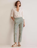 Pantalon à enfiler-Baie de Chesapeake, motif Poppy Geo