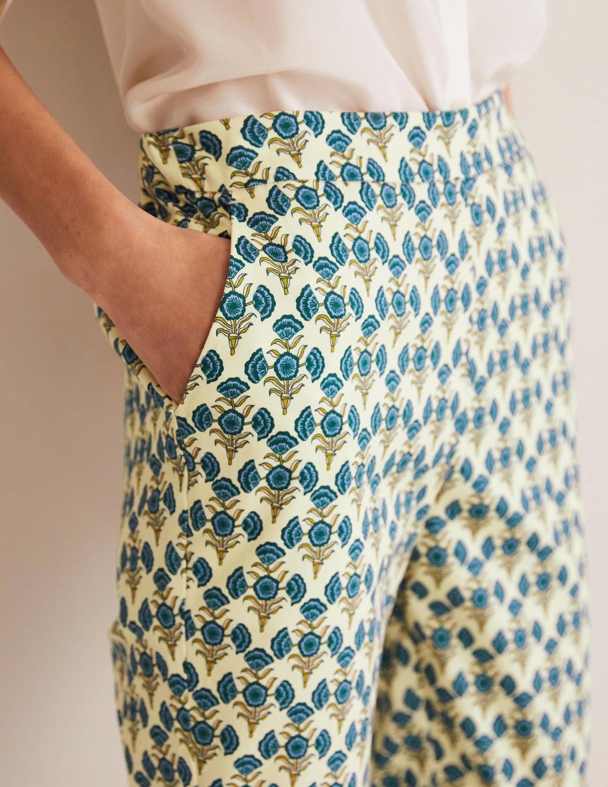Pantalon à enfiler-Baie de Chesapeake, motif Poppy Geo - Image 2