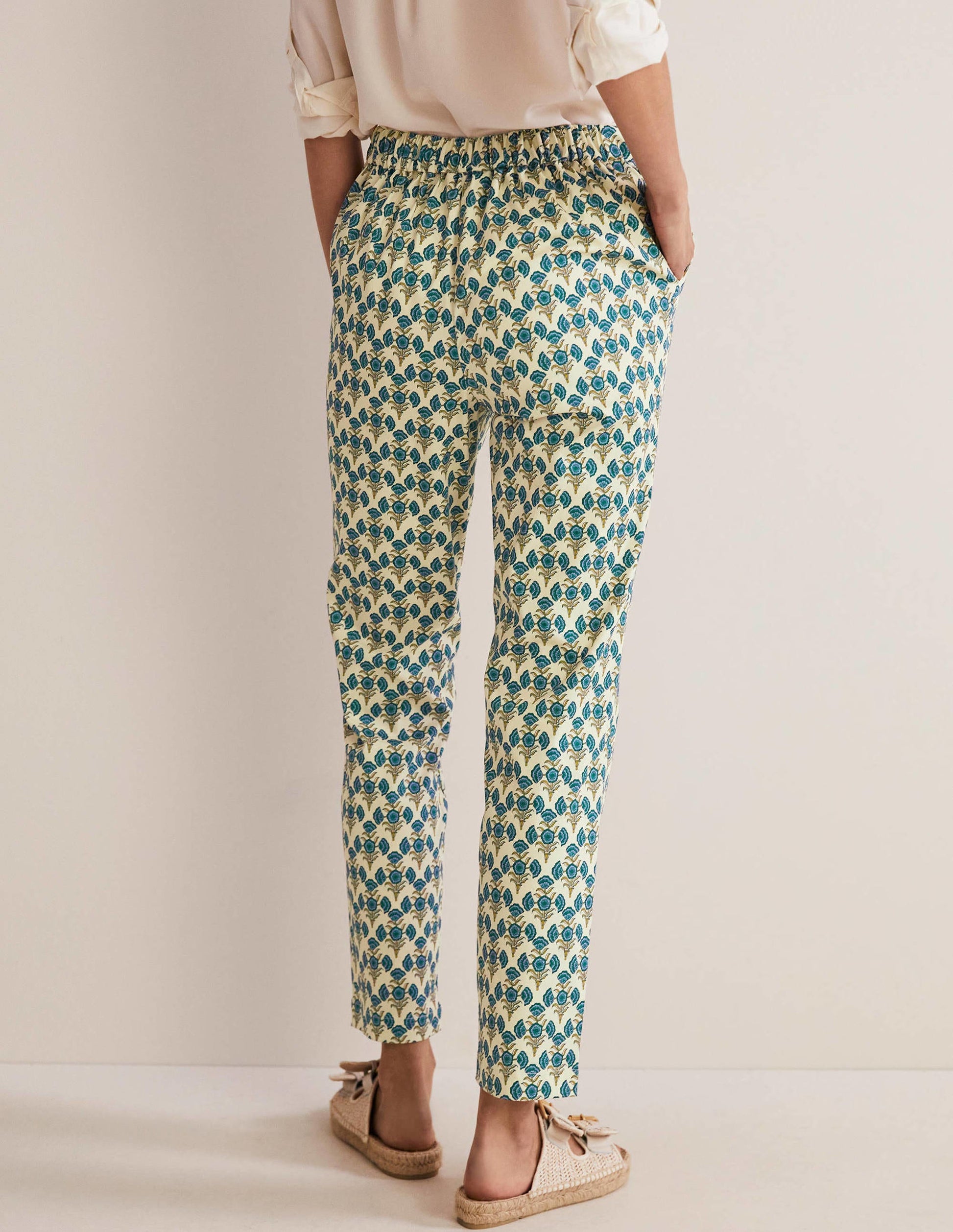 Pantalon à enfiler-Baie de Chesapeake, motif Poppy Geo-4