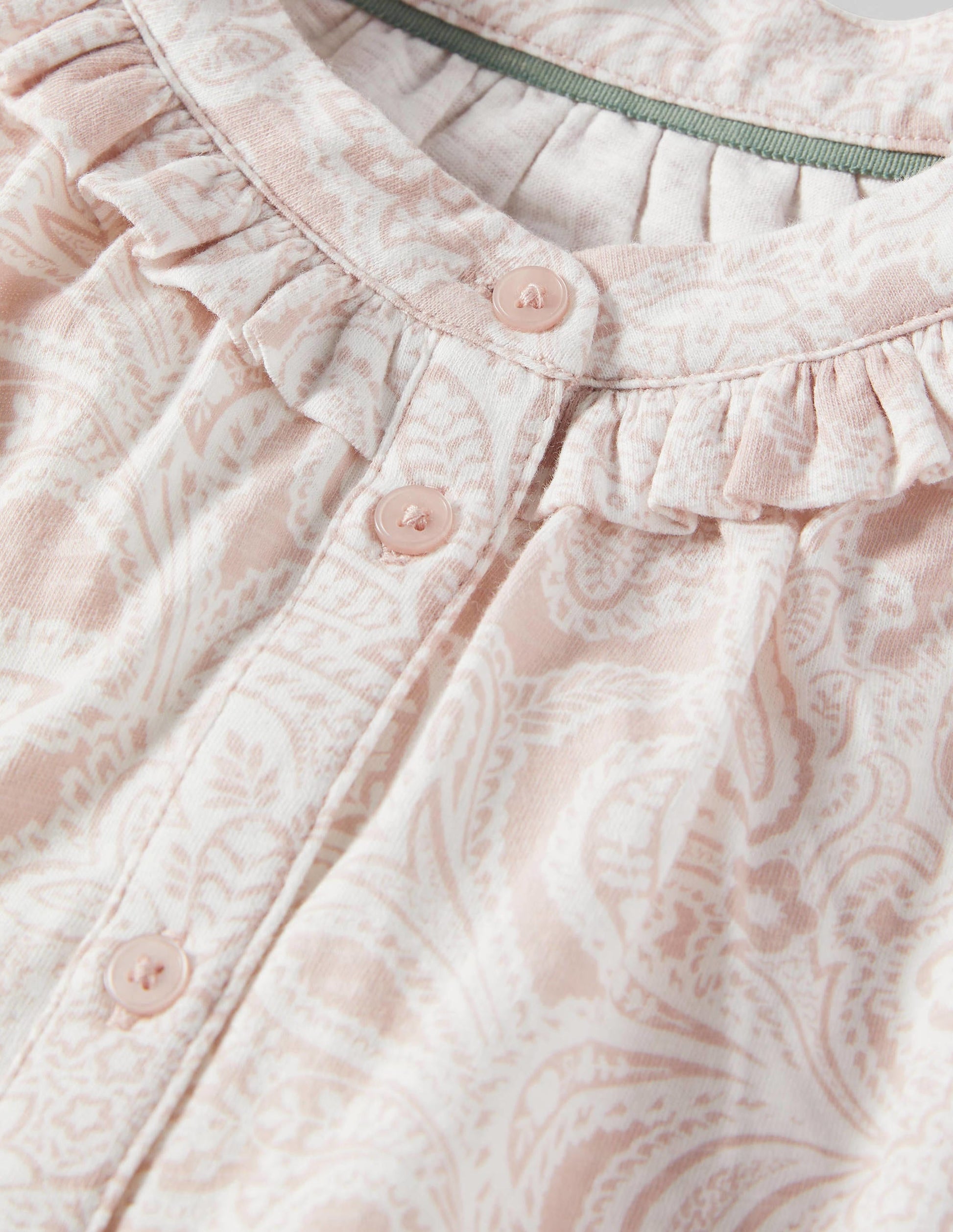 Chemise Daphne sans manches volantée-Milkshake, motif Paisley Bud-6