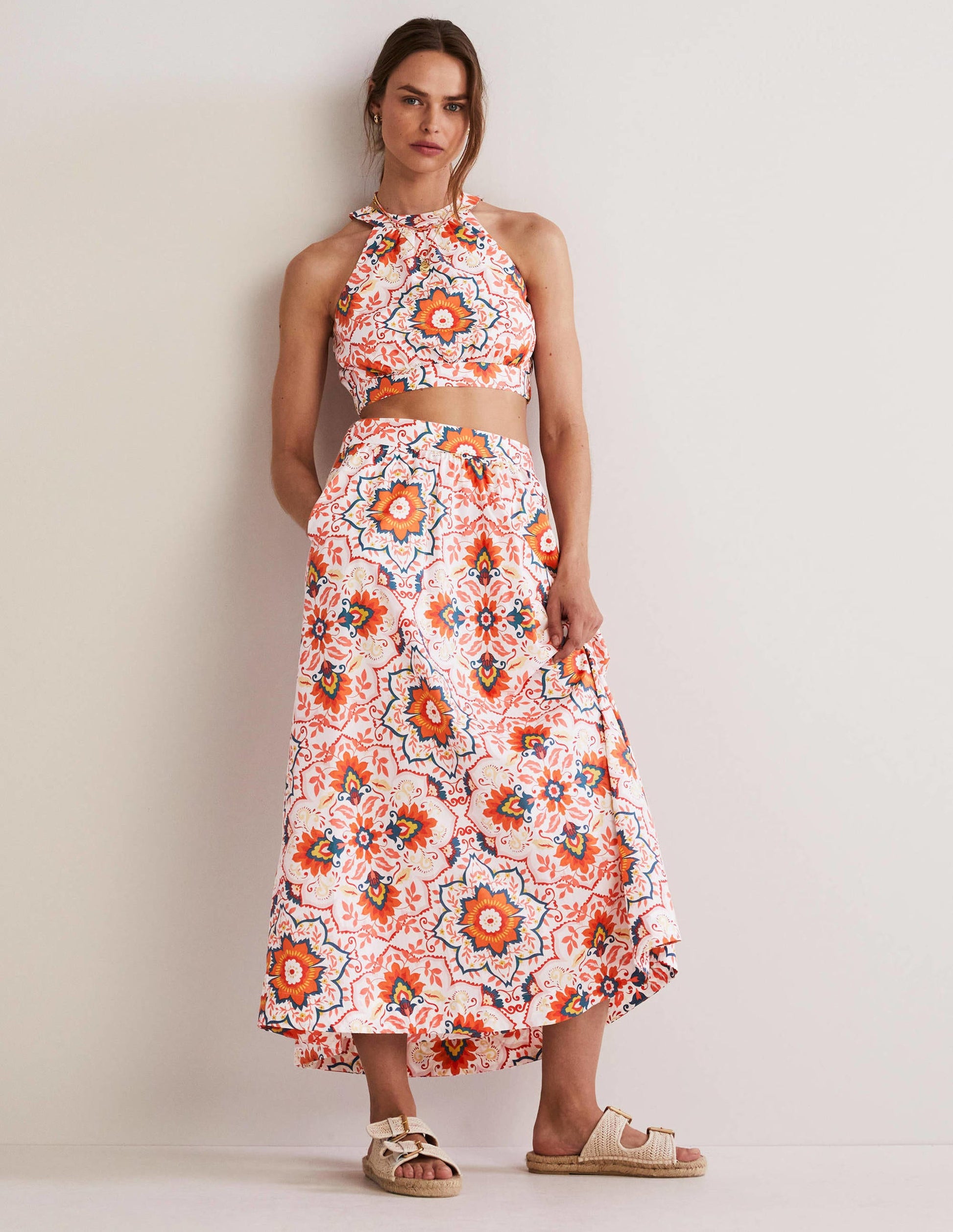 Top dos nu Jessica coordonné-Multi, motif Bloomsbury-1