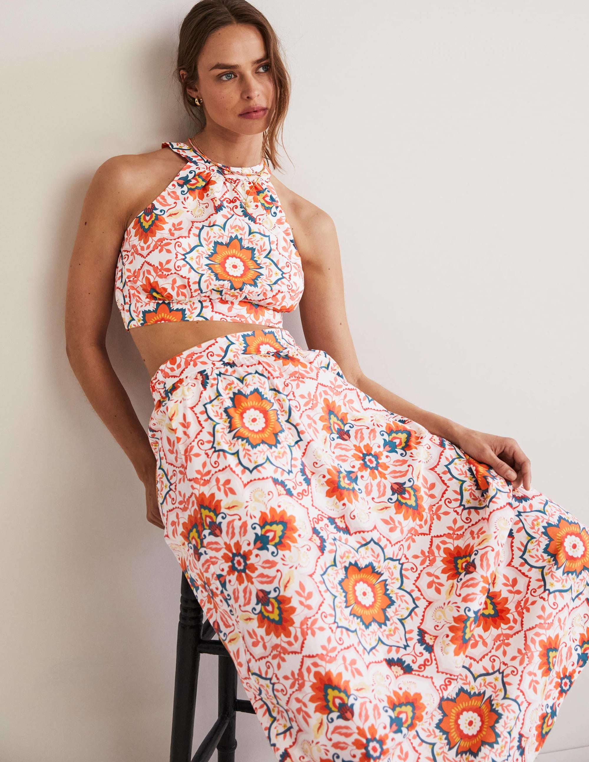 Top dos nu Jessica coordonné-Multi, motif Bloomsbury - Image 4