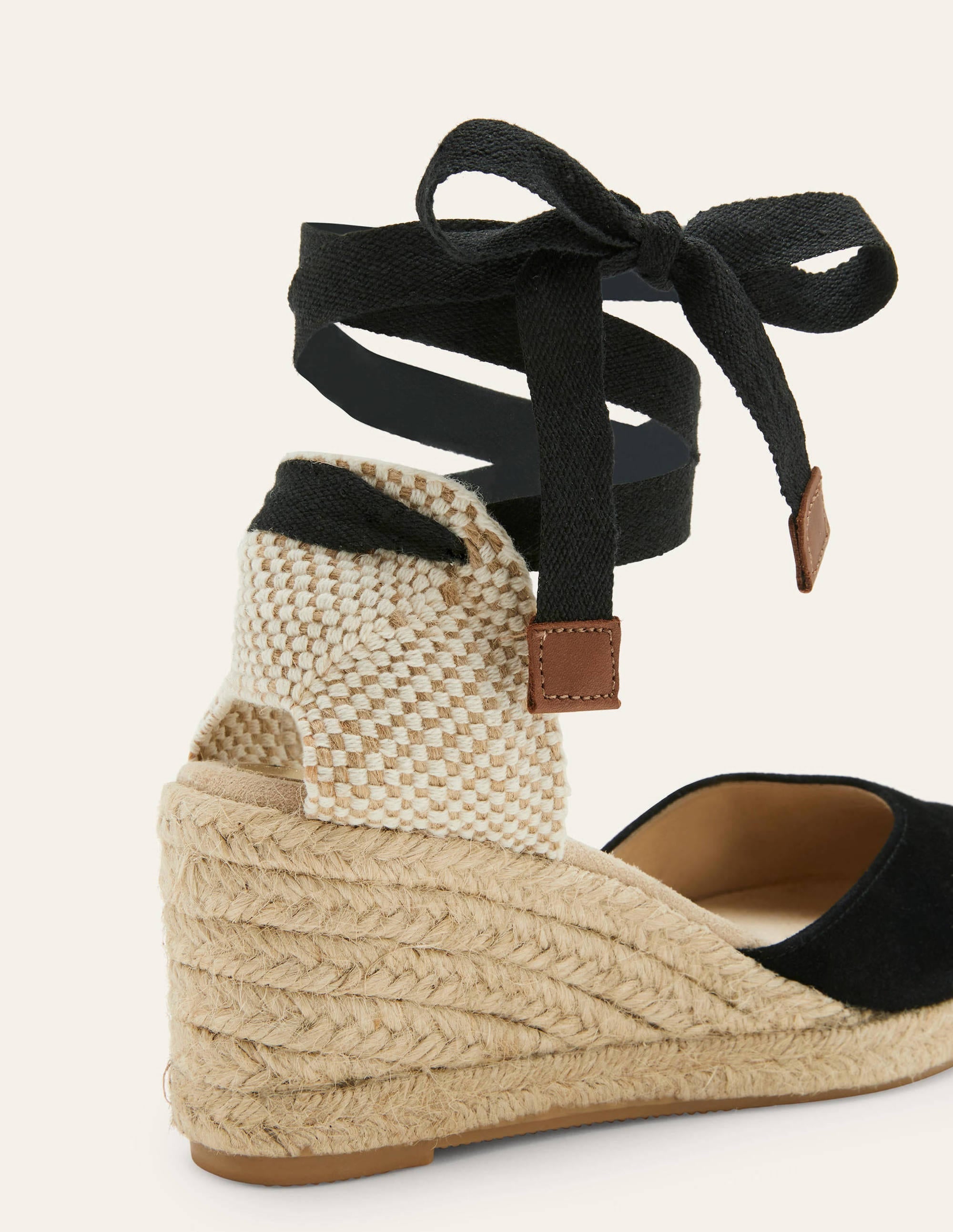 Espadrilles compensées Cassie-Noir - Image 2