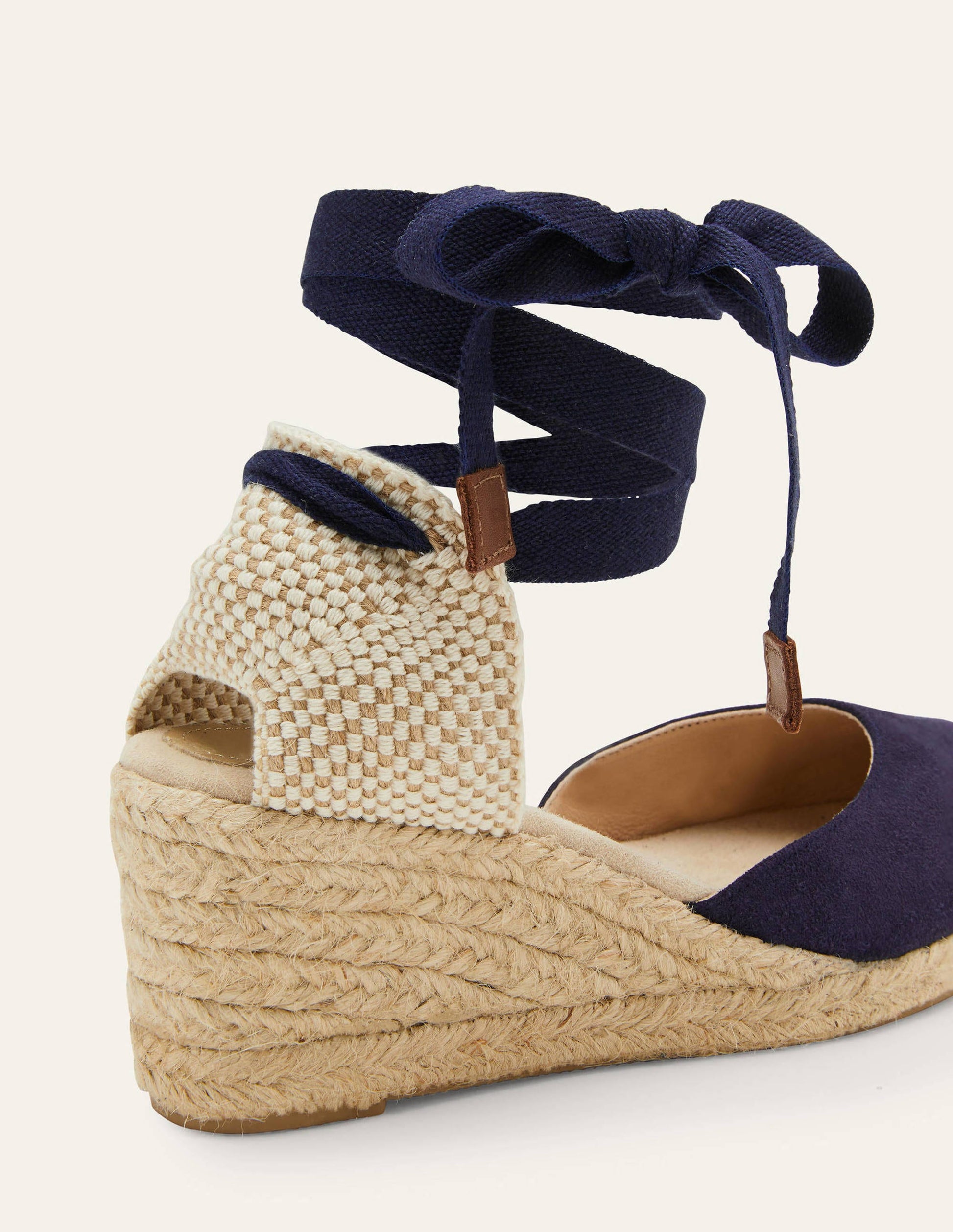 Espadrilles compensées Cassie-Bleu marine-4