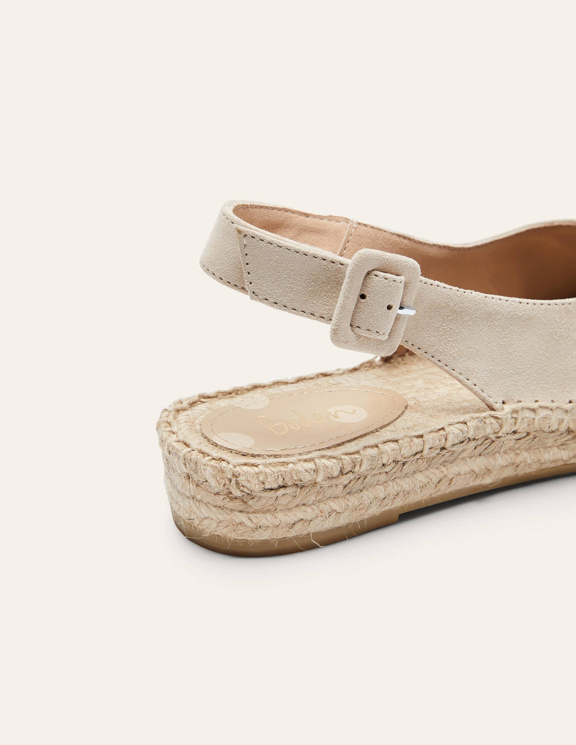 Espadrille-Riemchensandalen-Hellbeige - Image 4