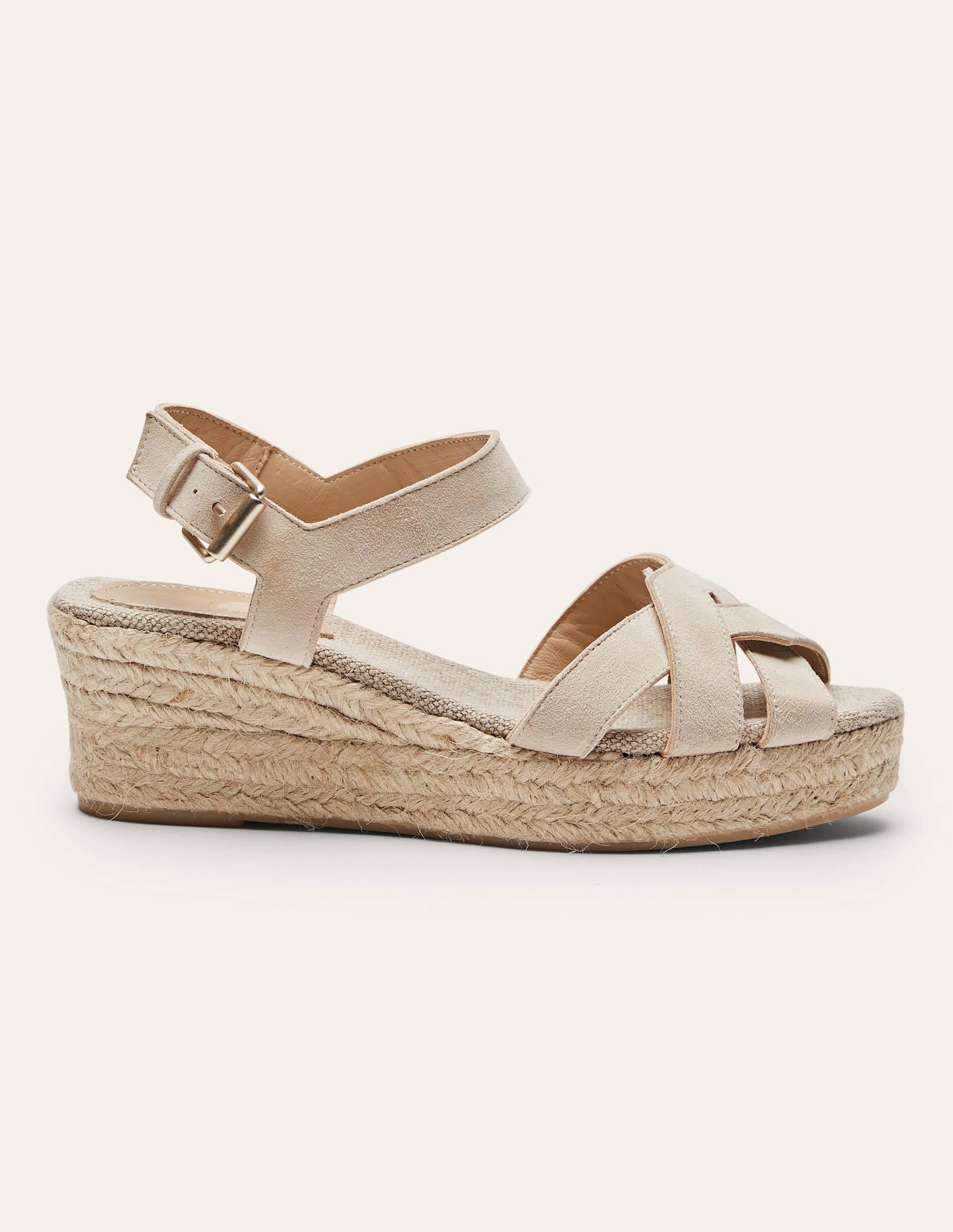 Espadrilles compensées géométriques-Avoine - Image 2