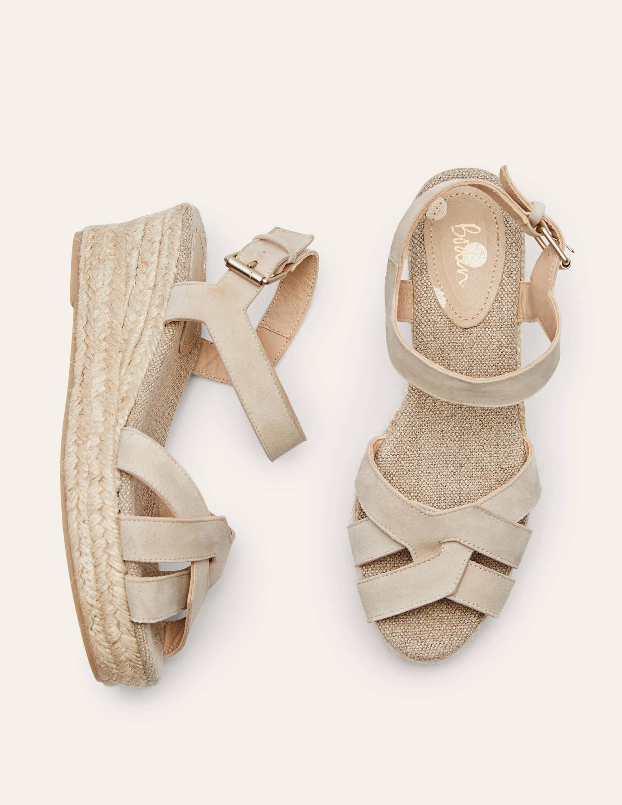 Espadrilles compensées géométriques-Avoine - Image 4