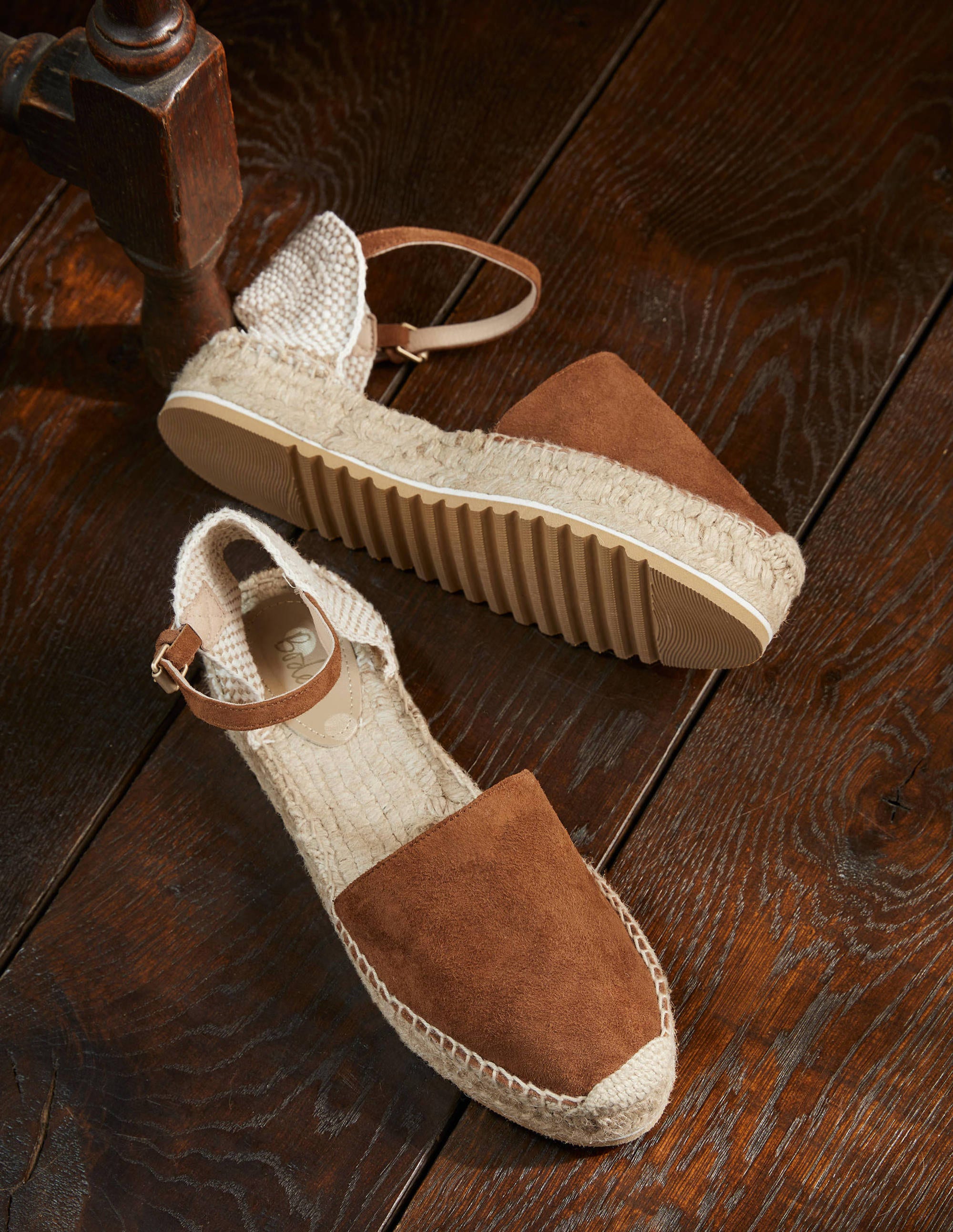 Plateau-Espadrilles-Hellbraun - Image 1