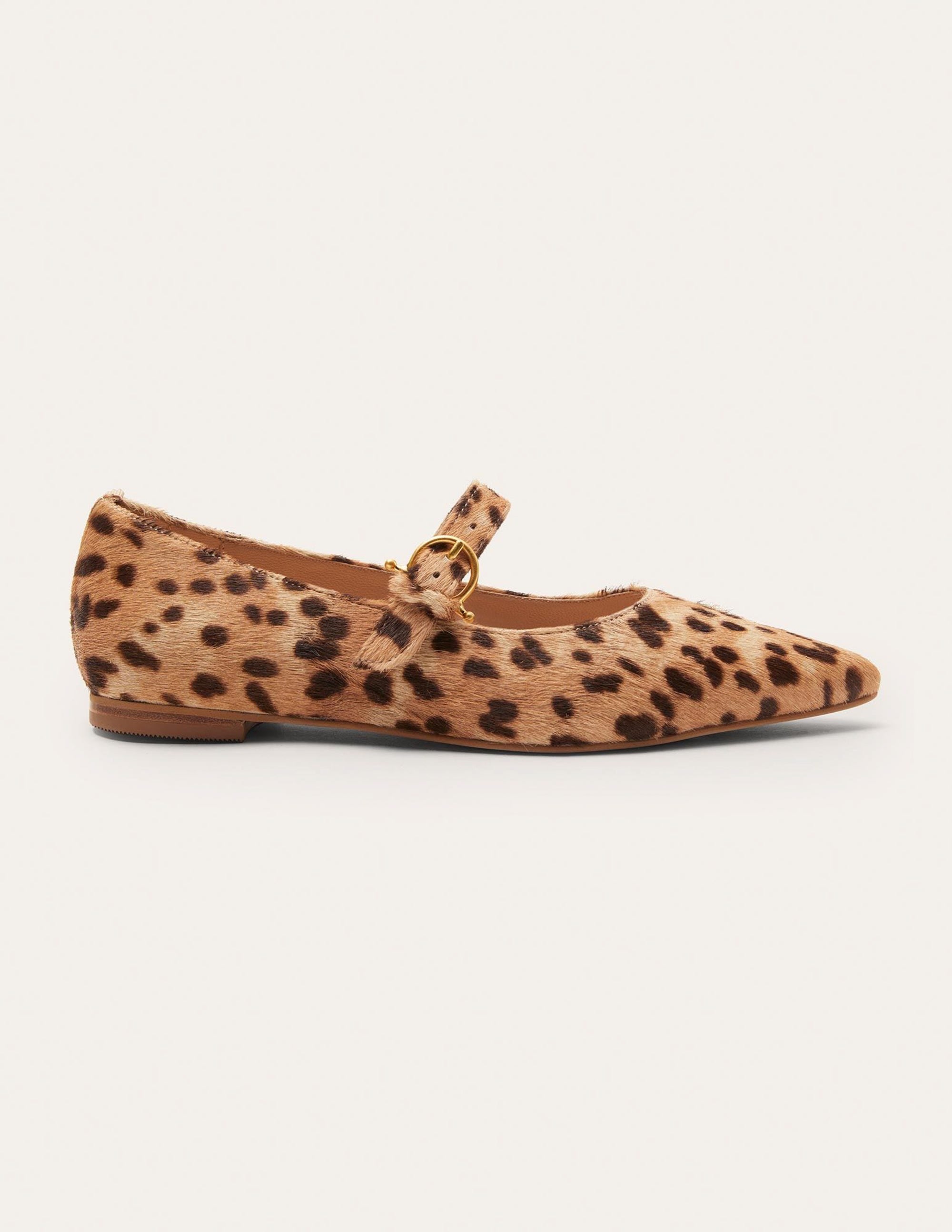 Riemchenschuhe mit spitzer Zehenpartie-Natürliches Leopardenmuster - Image 2