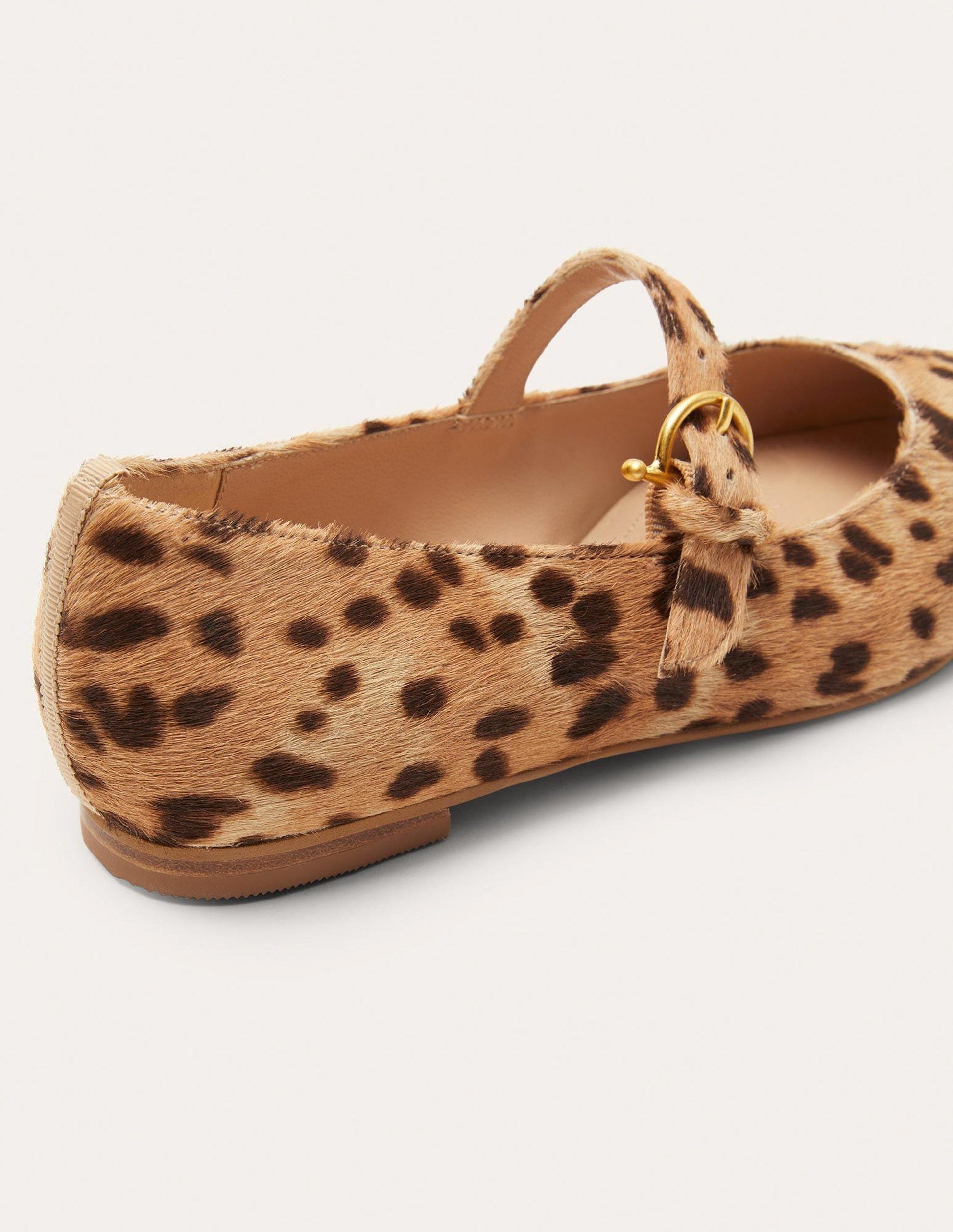 Riemchenschuhe mit spitzer Zehenpartie-Natürliches Leopardenmuster-3