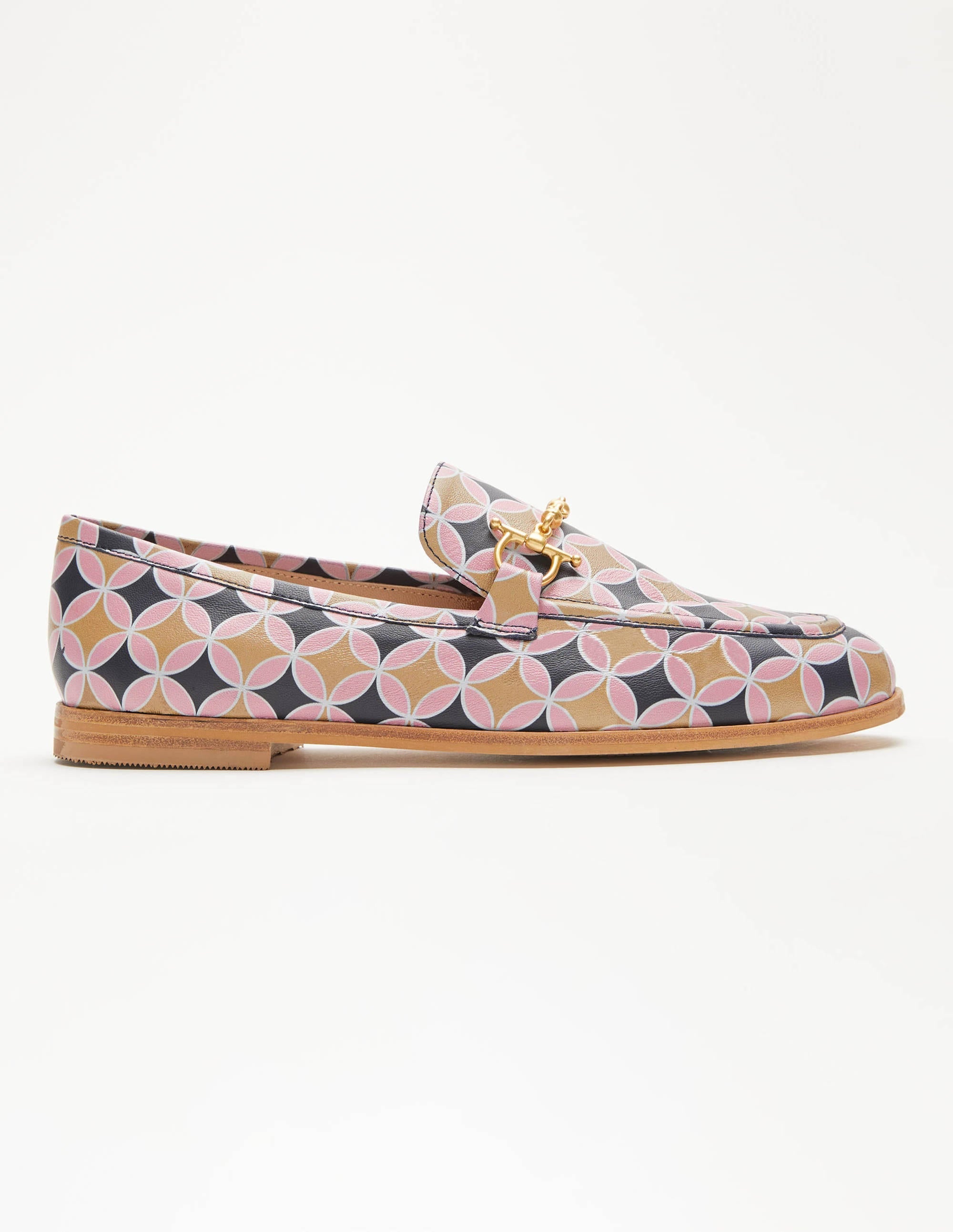 Loafer aus Leder mit Trensen-Kamelbraun, Spiro-Muster - Image 2