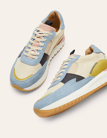 Turnschuhe mit Blockfarben-Morgendämmerungsblau-3