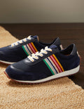Baskets de running rayées-Bleu marine, rayé multi