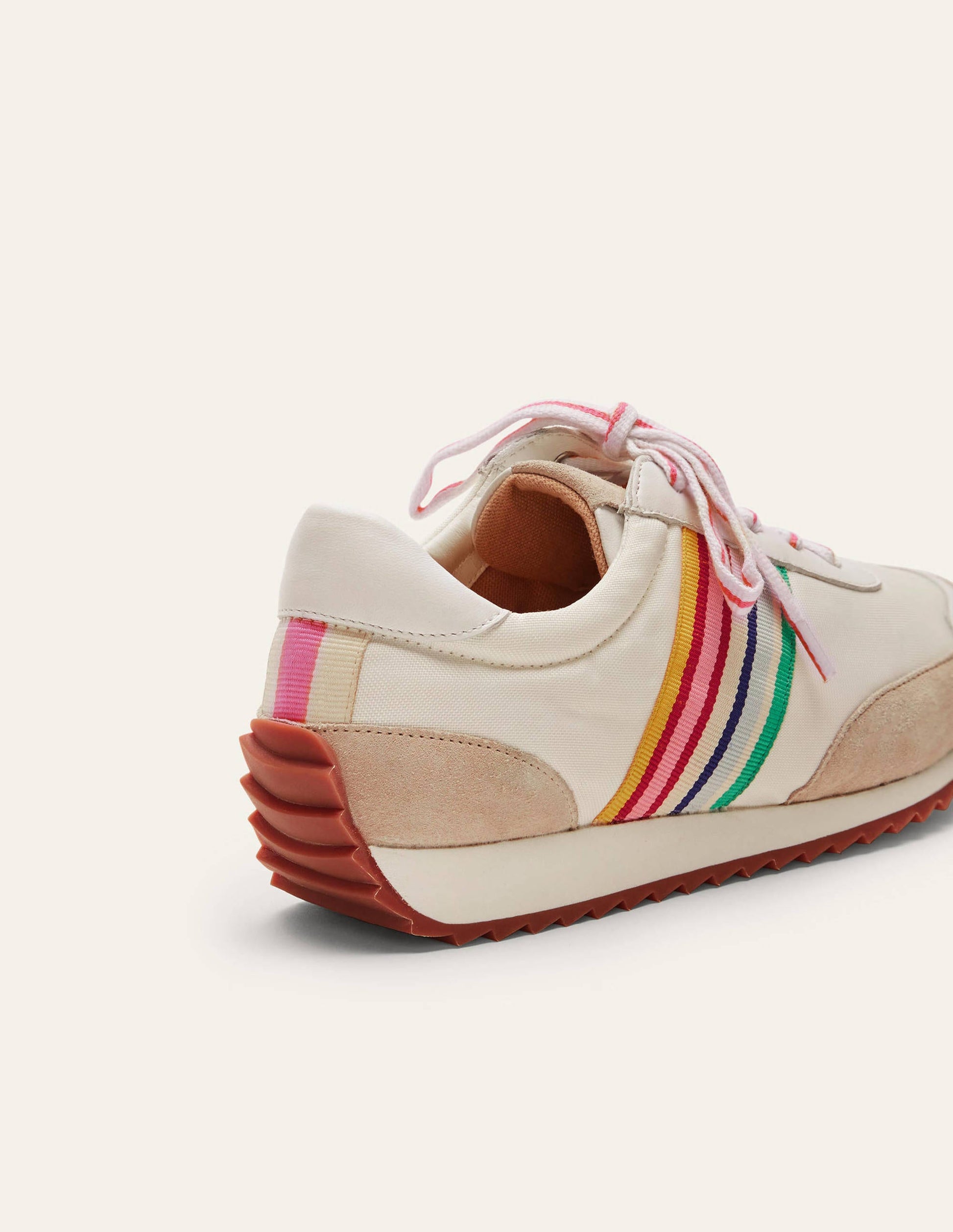 Baskets de running rayées-Blanc, rayé multi-4