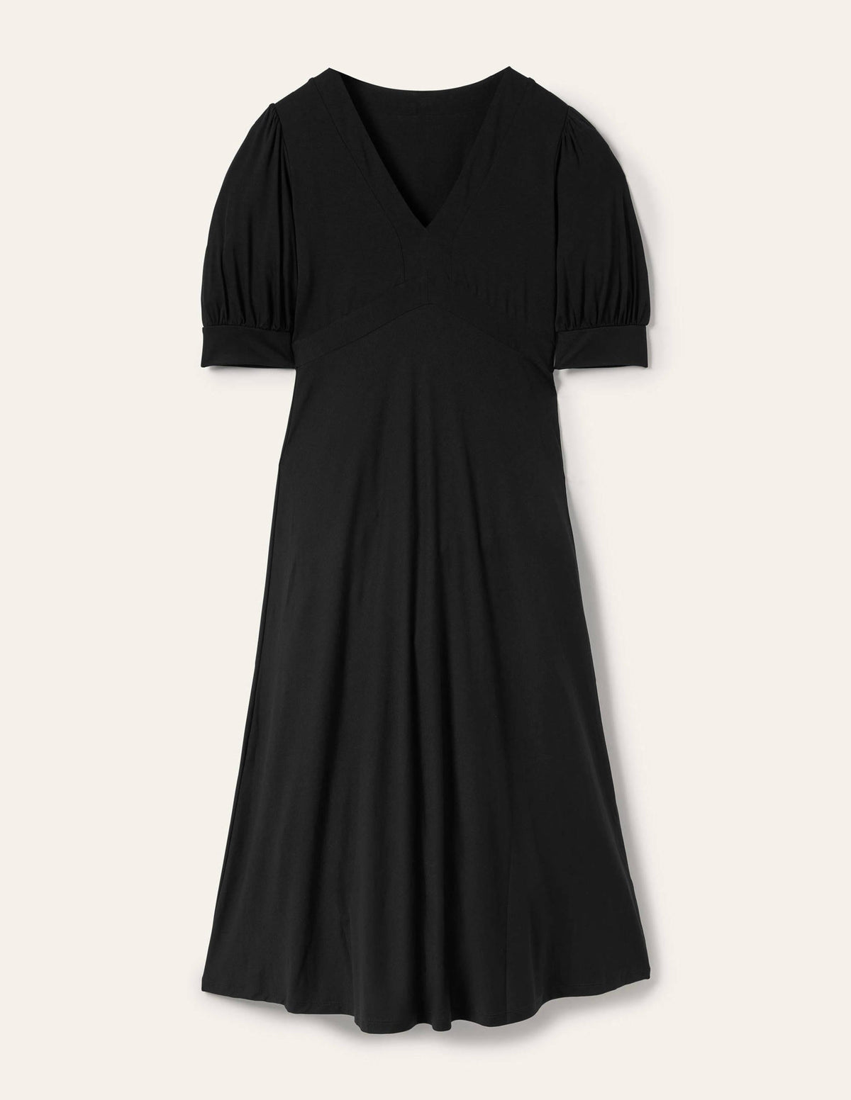 Eva Jersey-Midikleid-Schwarz - Image 5