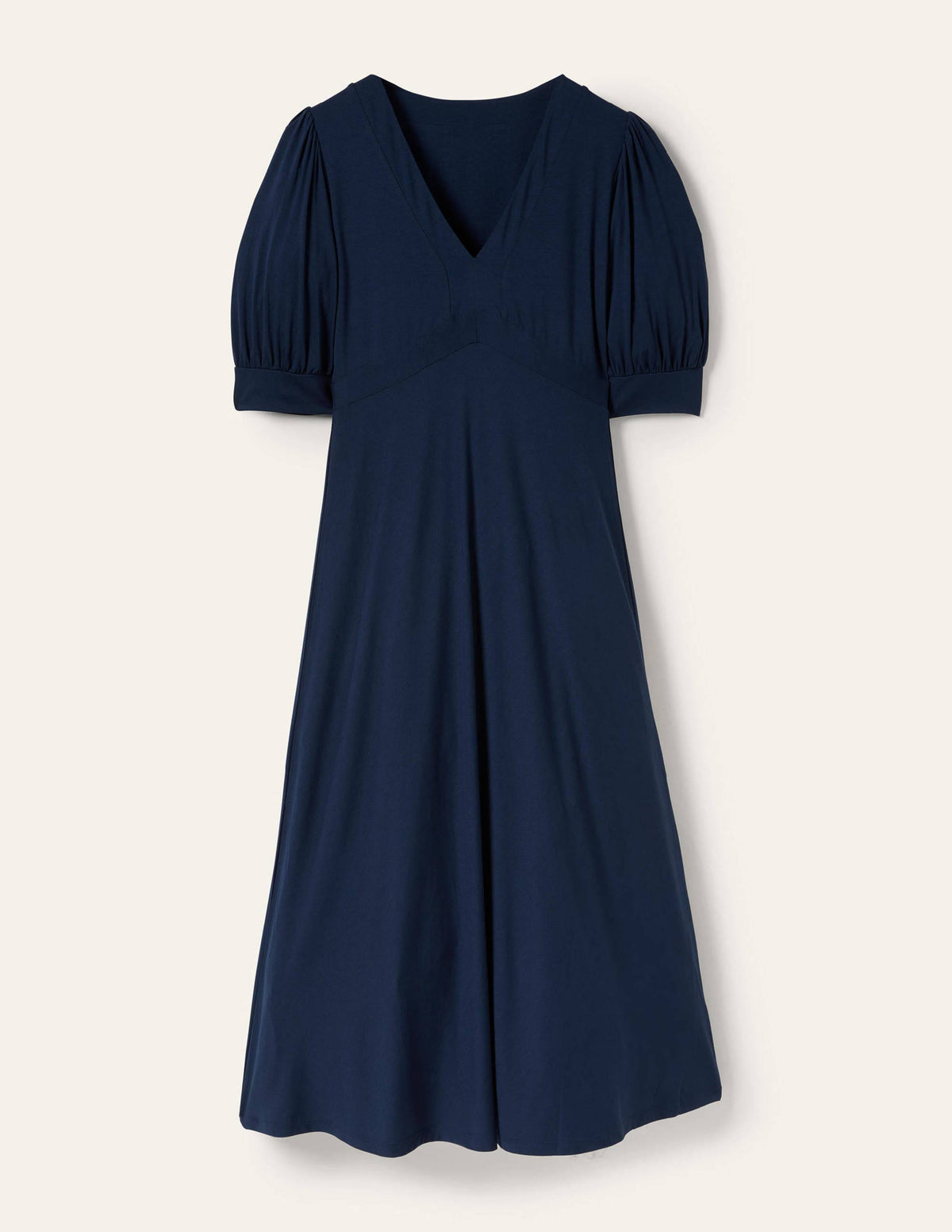 Eva Jersey Midi Dress-Navy - Image 7