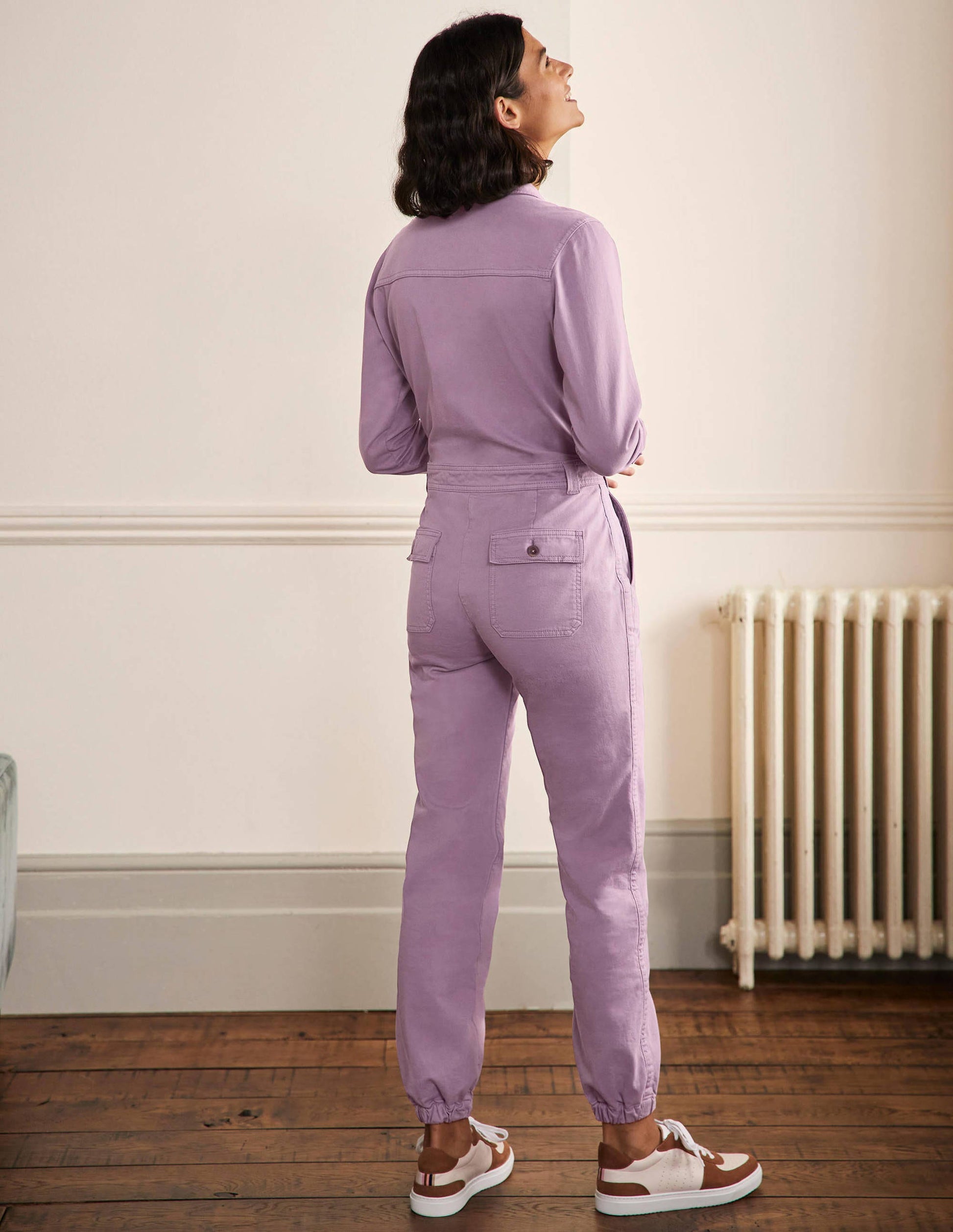 Carly Cotton Jumpsuit-Gray Ridge-3