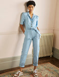 Puff Sleeve Jumpsuit-Breeze