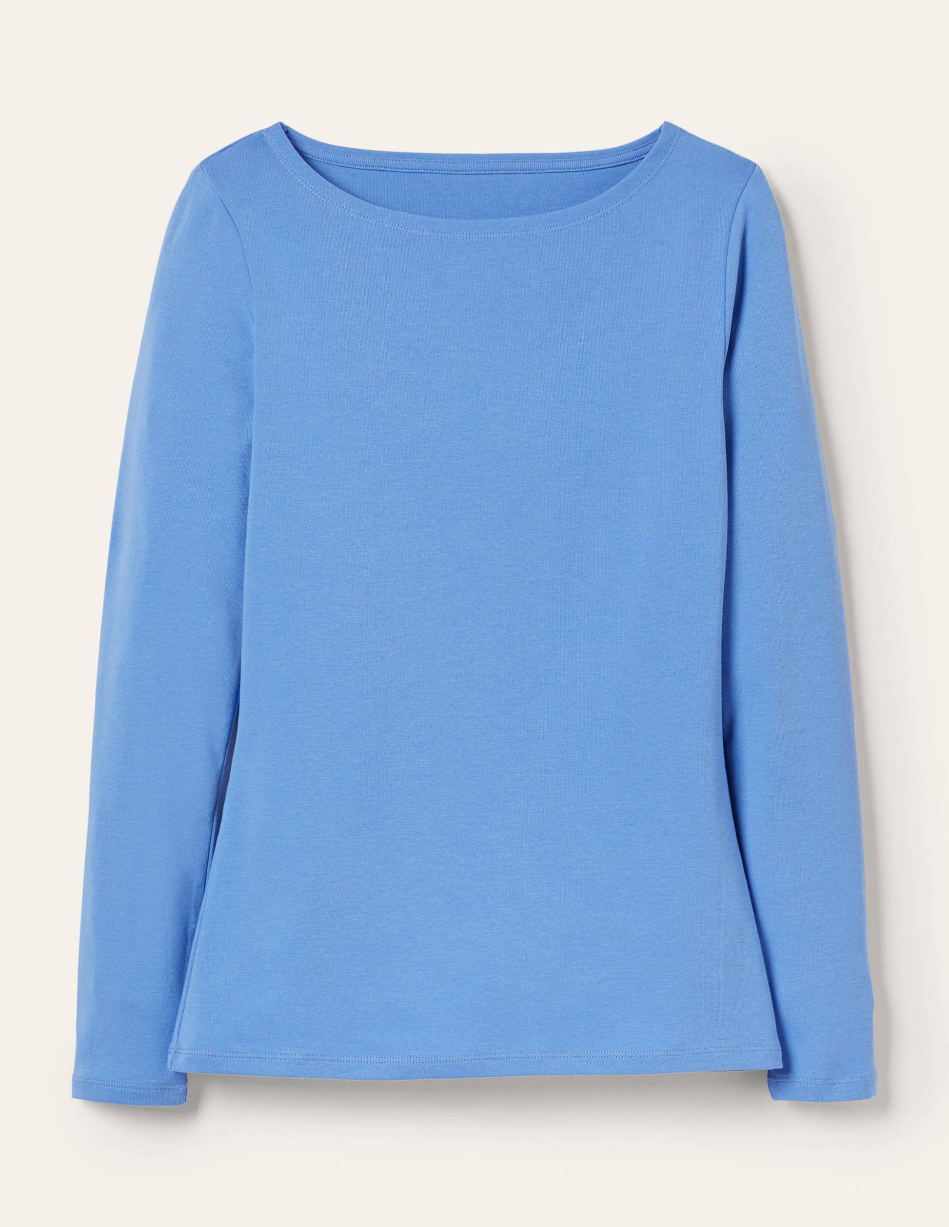 Basic-Shirt mit U-Boot-Ausschnitt-Traube/Hyazinthe-5
