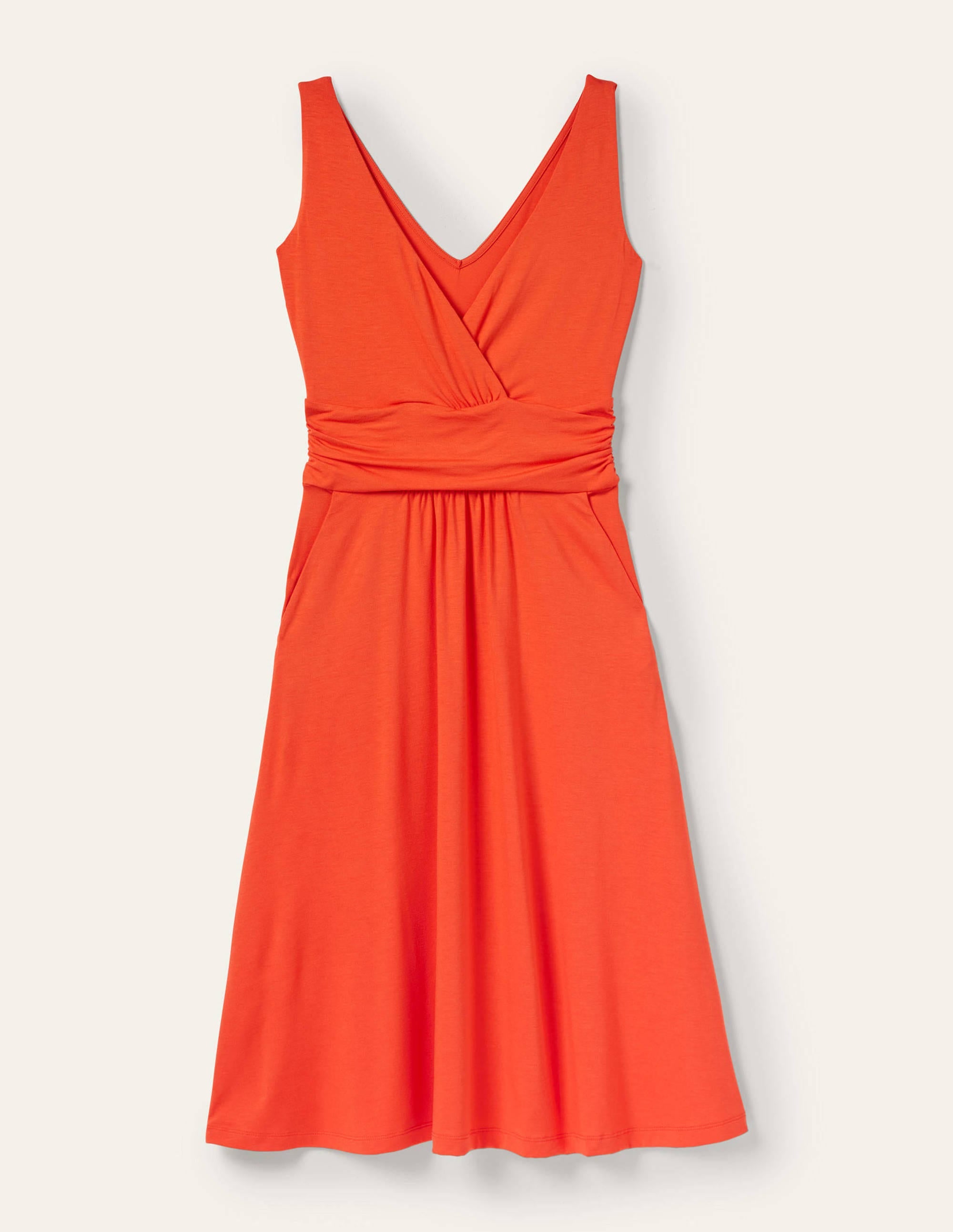 Robe Effie en jersey-Papaye - Image 5