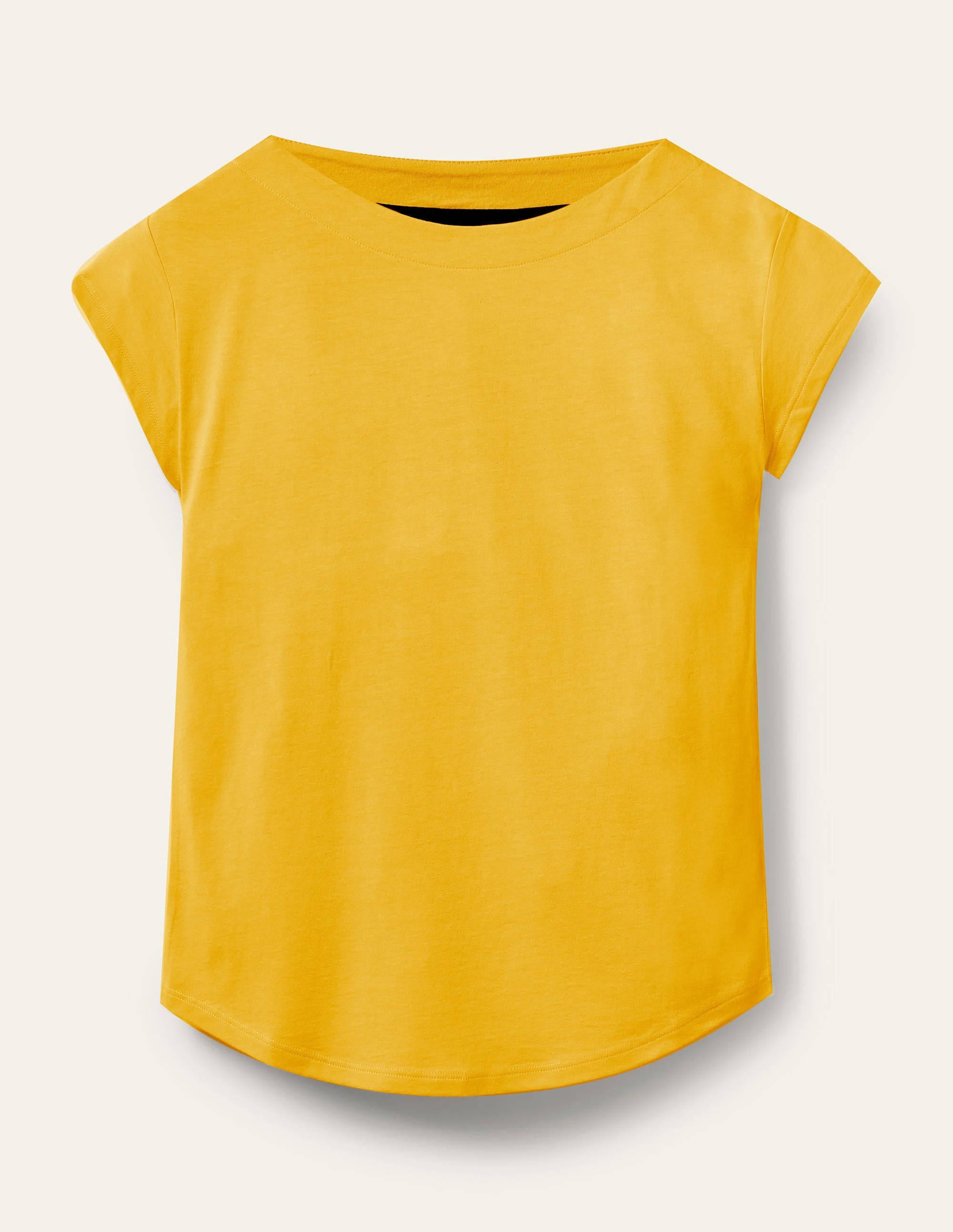 Supersoft Boat Neck T-Shirt-Honeycomb - Image 5