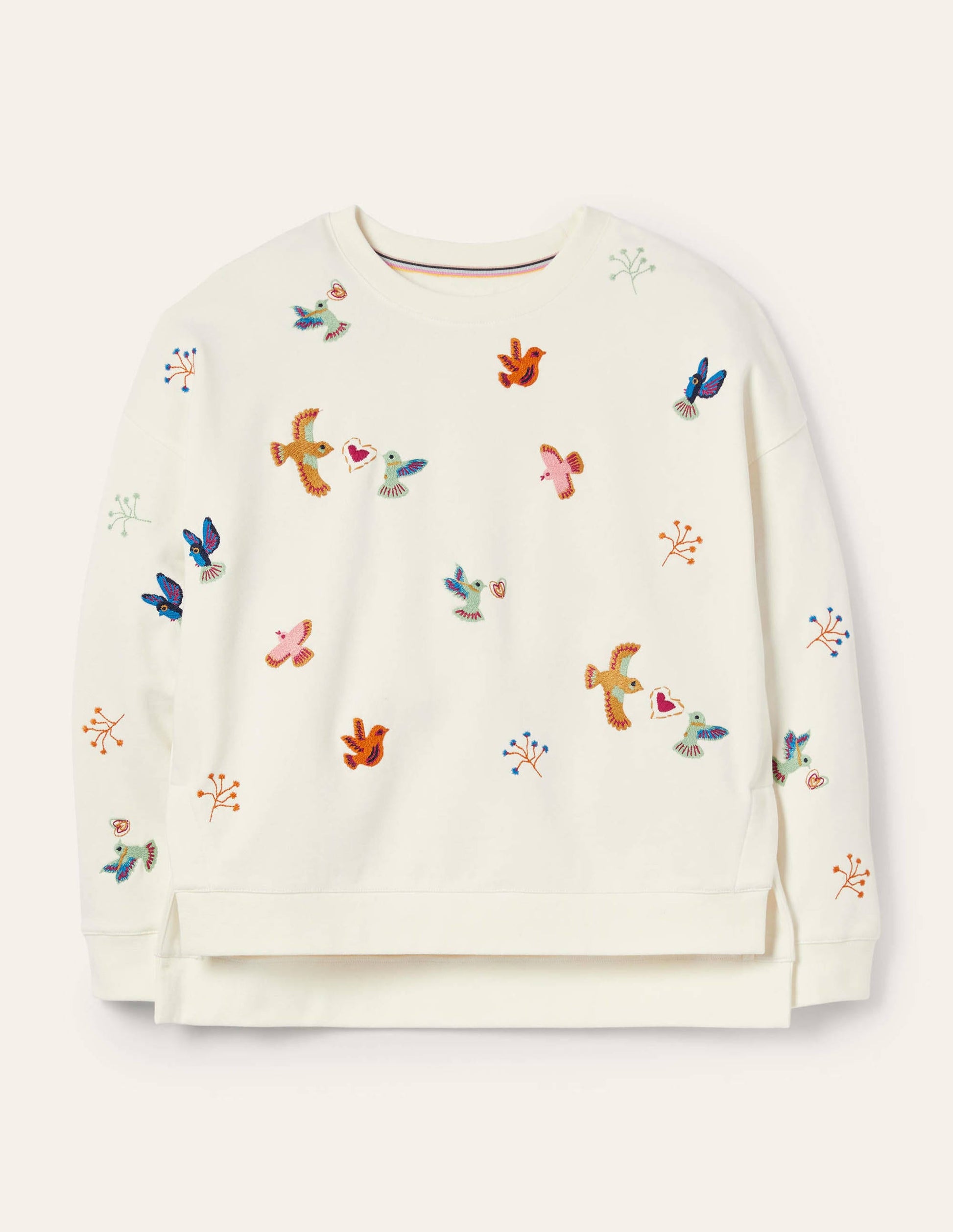Jasmine Sweatshirt-Naturweiß/Bunt, Stickerei-5