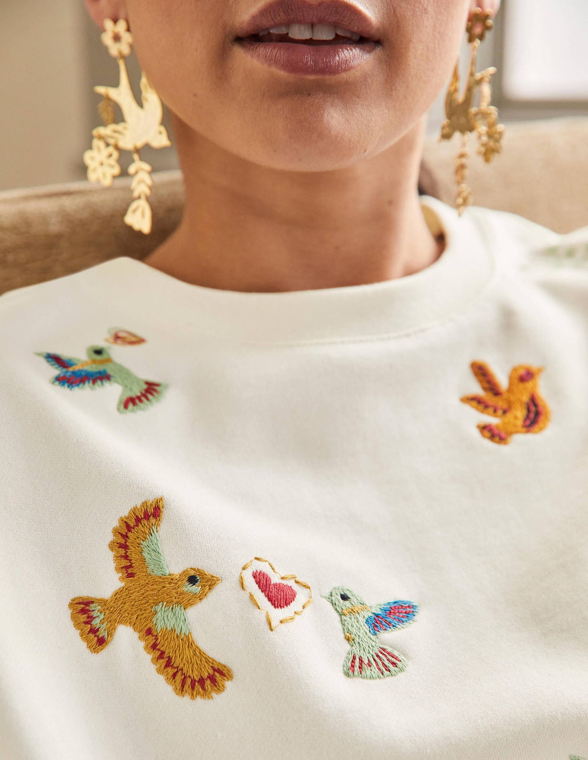 Jasmine Sweatshirt-Naturweiß/Bunt, Stickerei-2