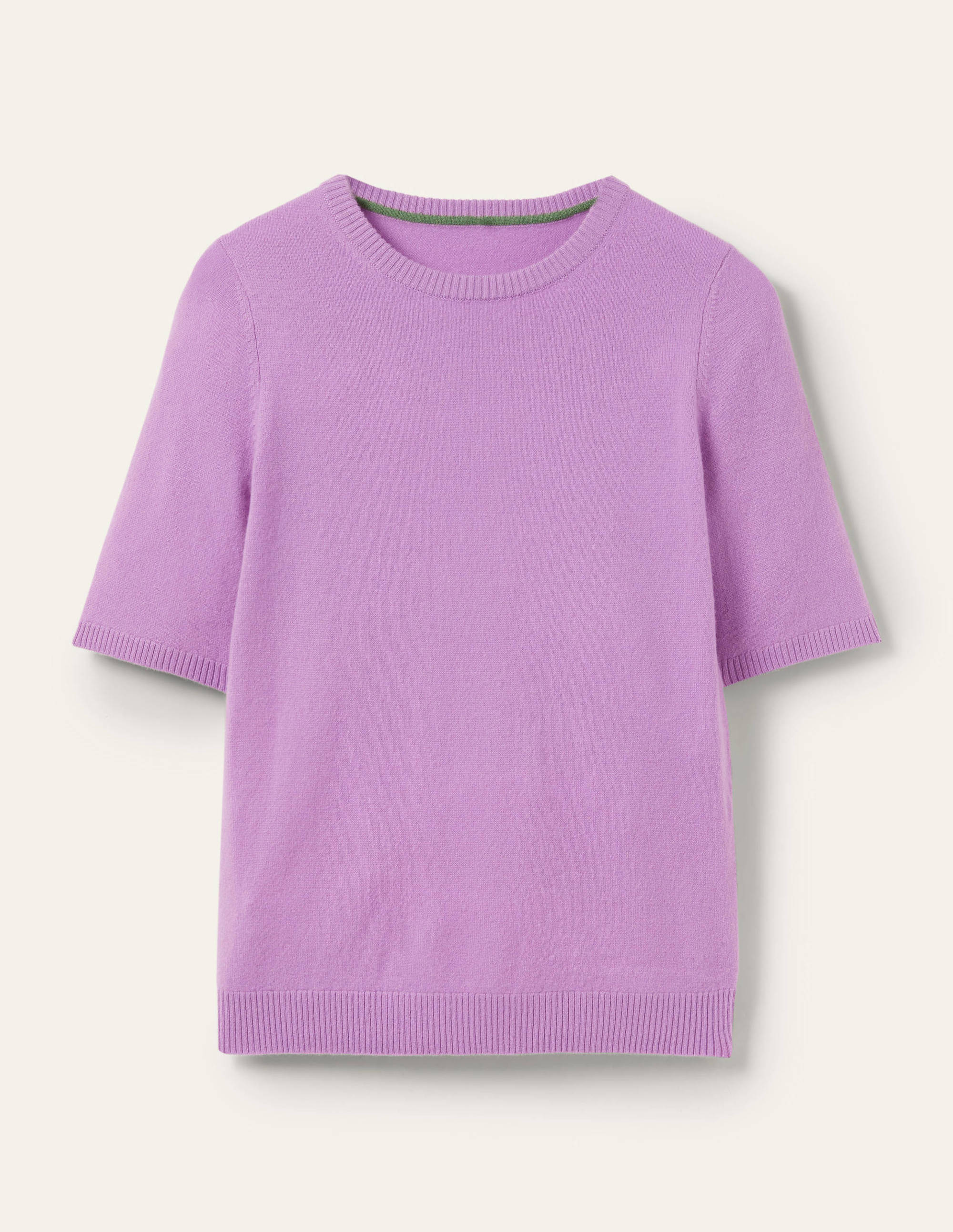 Top en maille de cachemire-Violette africaine - Image 5