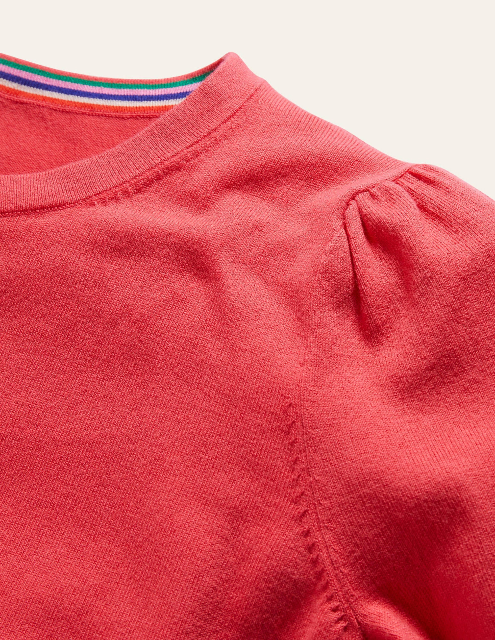 Pull col rond en coton-Radis - Image 6