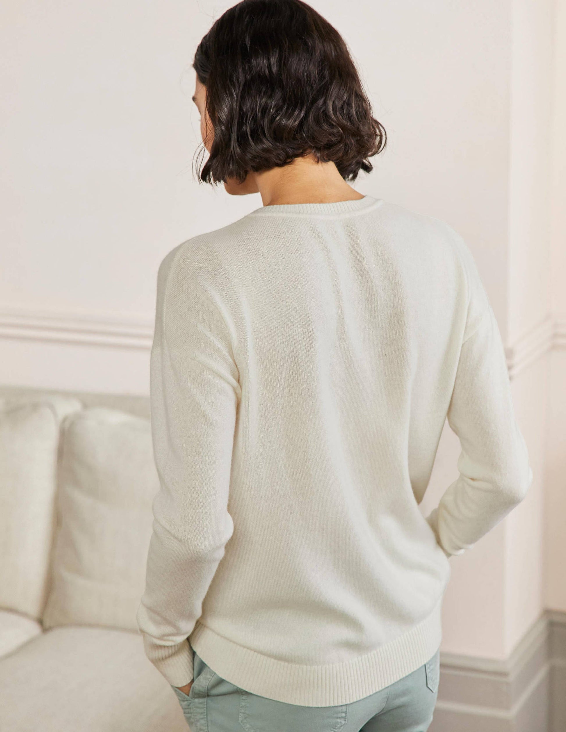 Margot Cashmere Jumper-Ivory, Strawberry-3