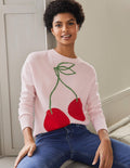 Margot Kaschmirpullover-Milchshake, Kirschen