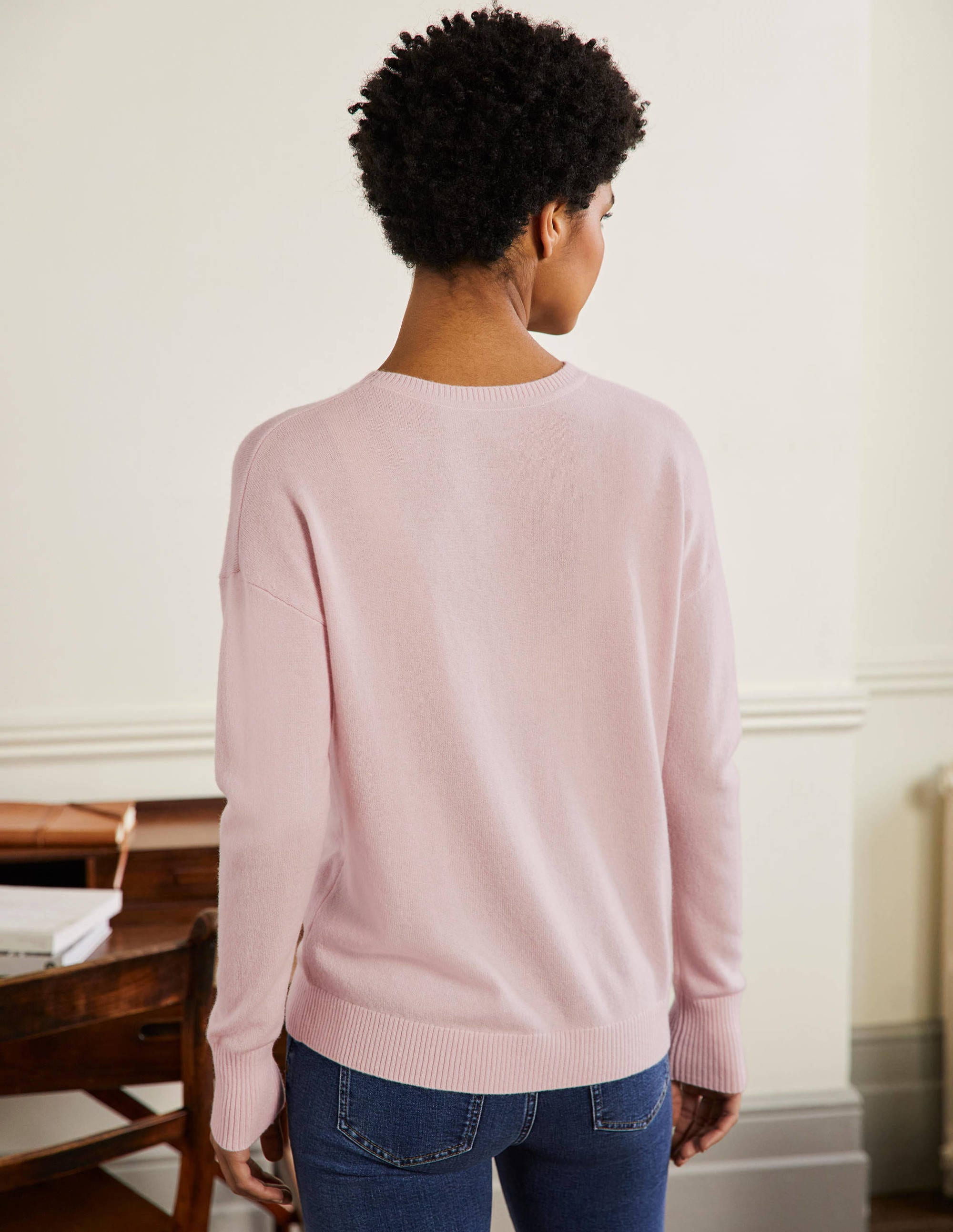 Margot Kaschmirpullover-Milchshake, Kirschen - Image 3