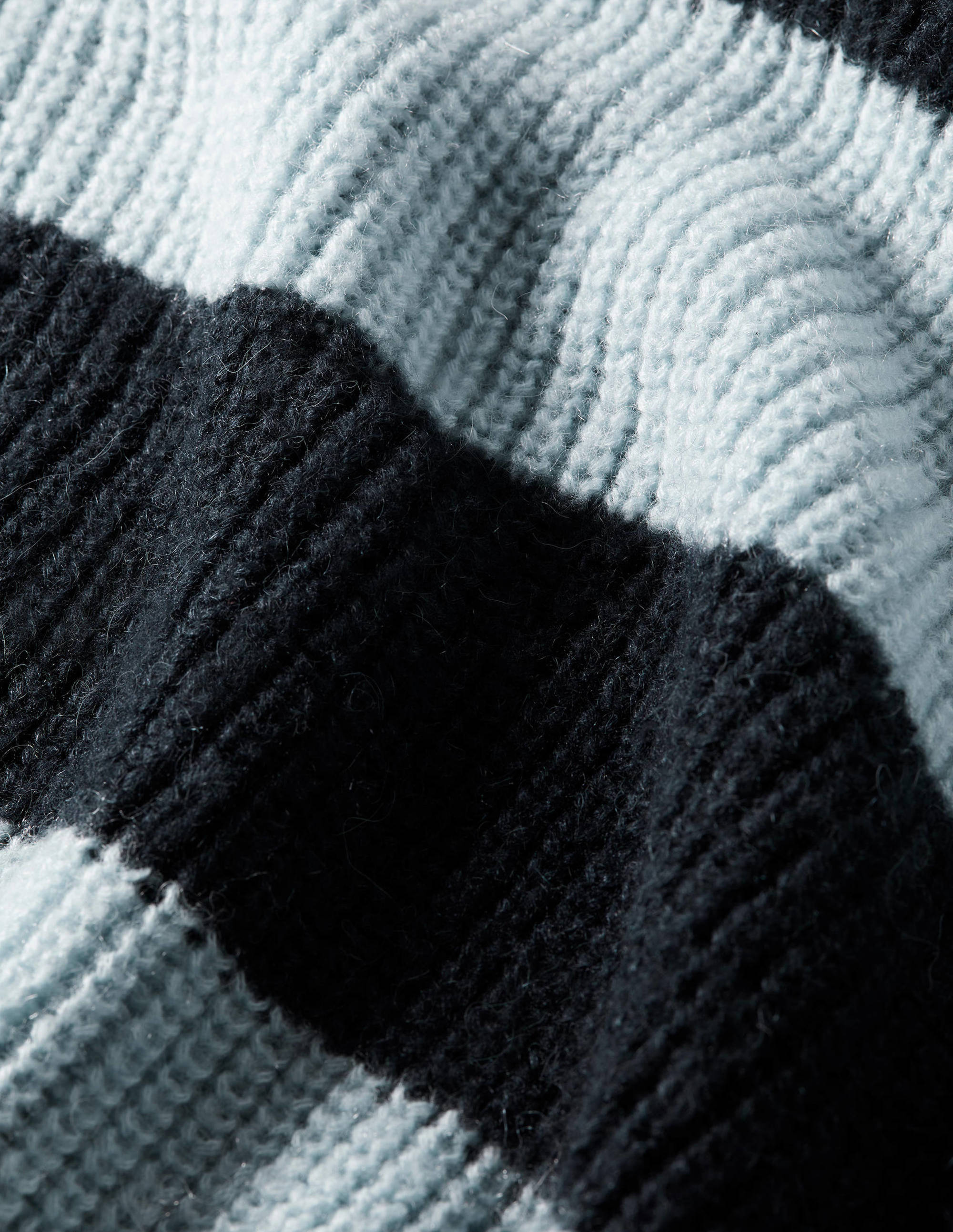 Pull duveteux à manches blousantes-Rayé multi bleu - Image 6