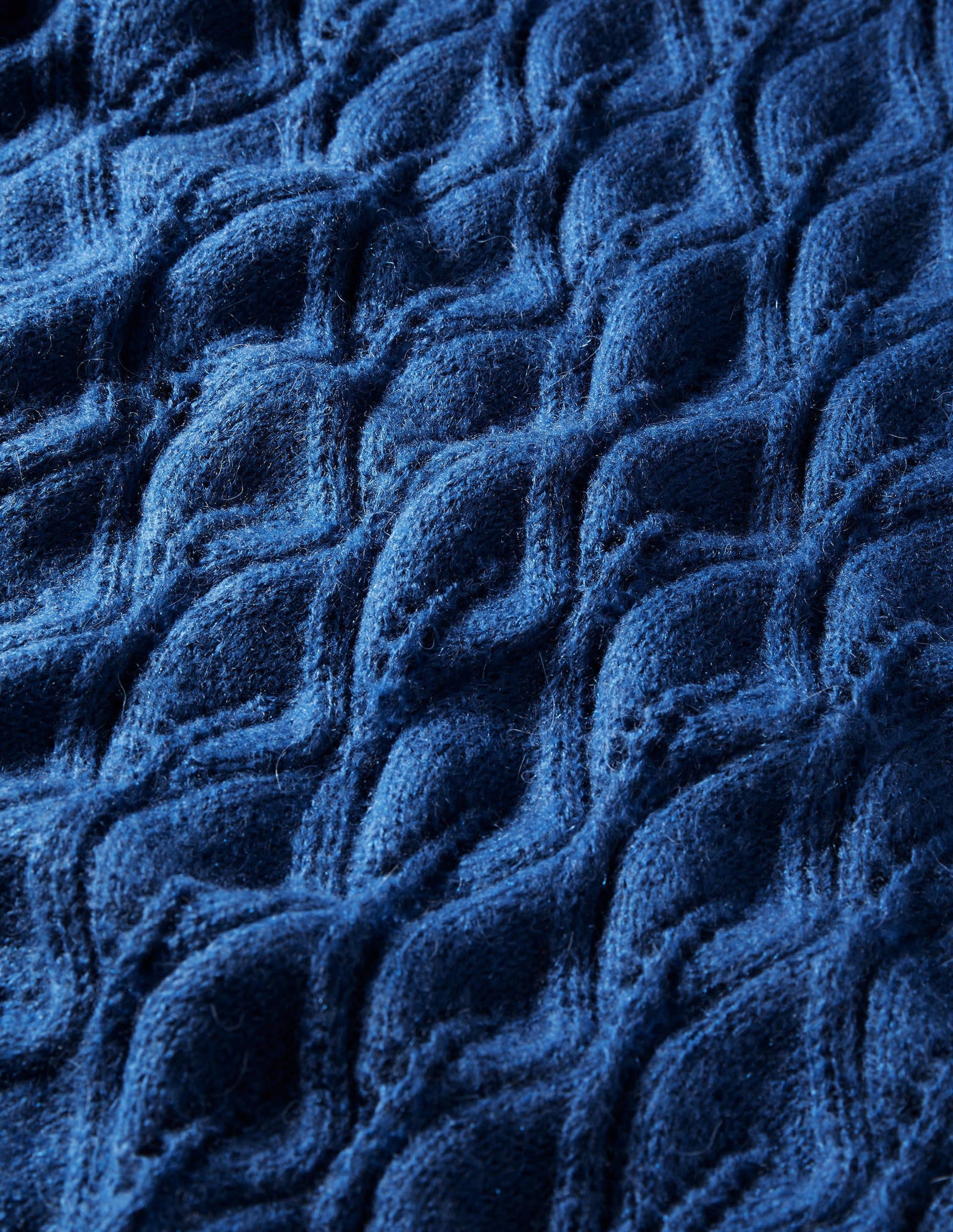 Pull duveteux en pointelle-Cobalt-6