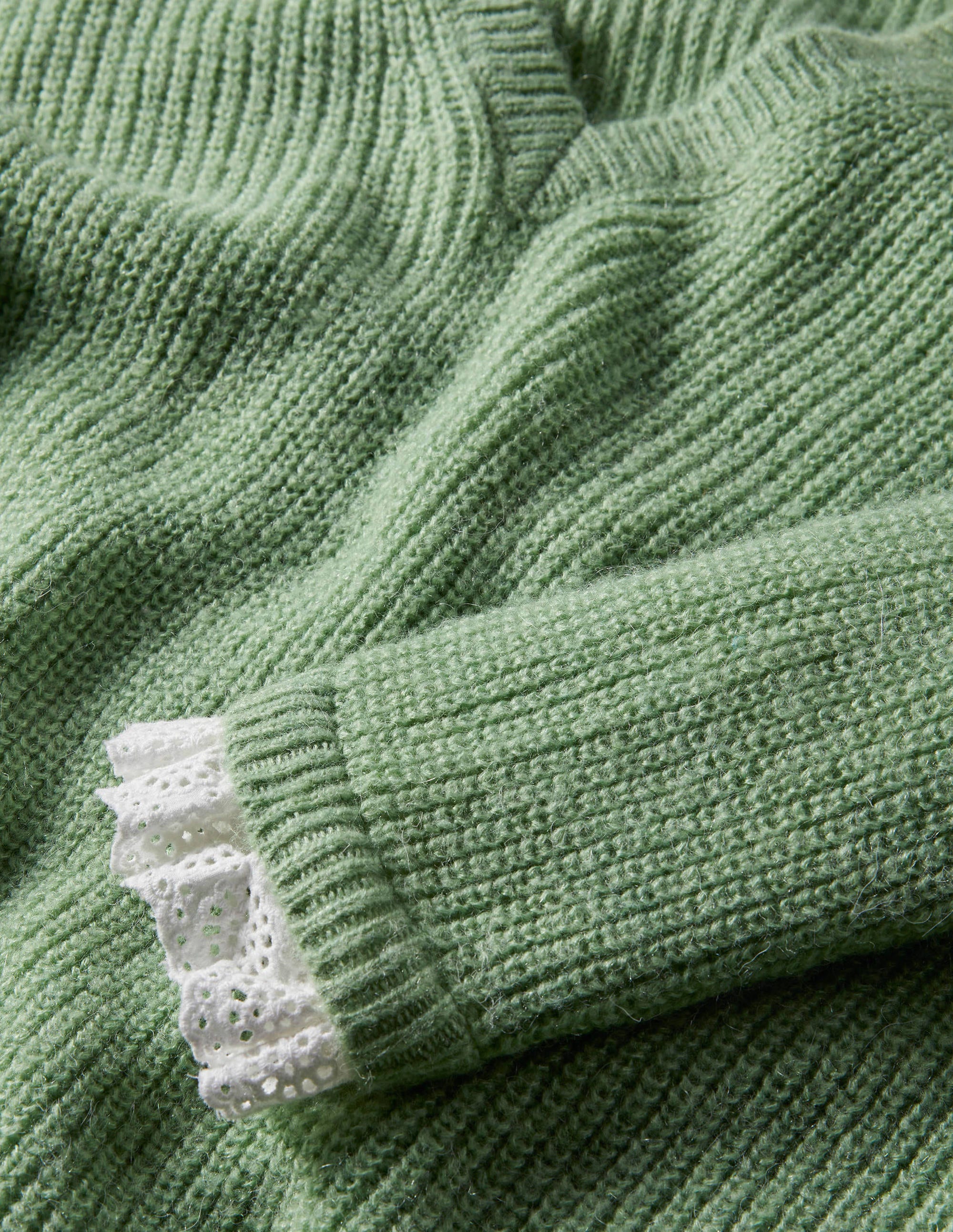 Pull côtelé mélangé-Basilic - Image 5