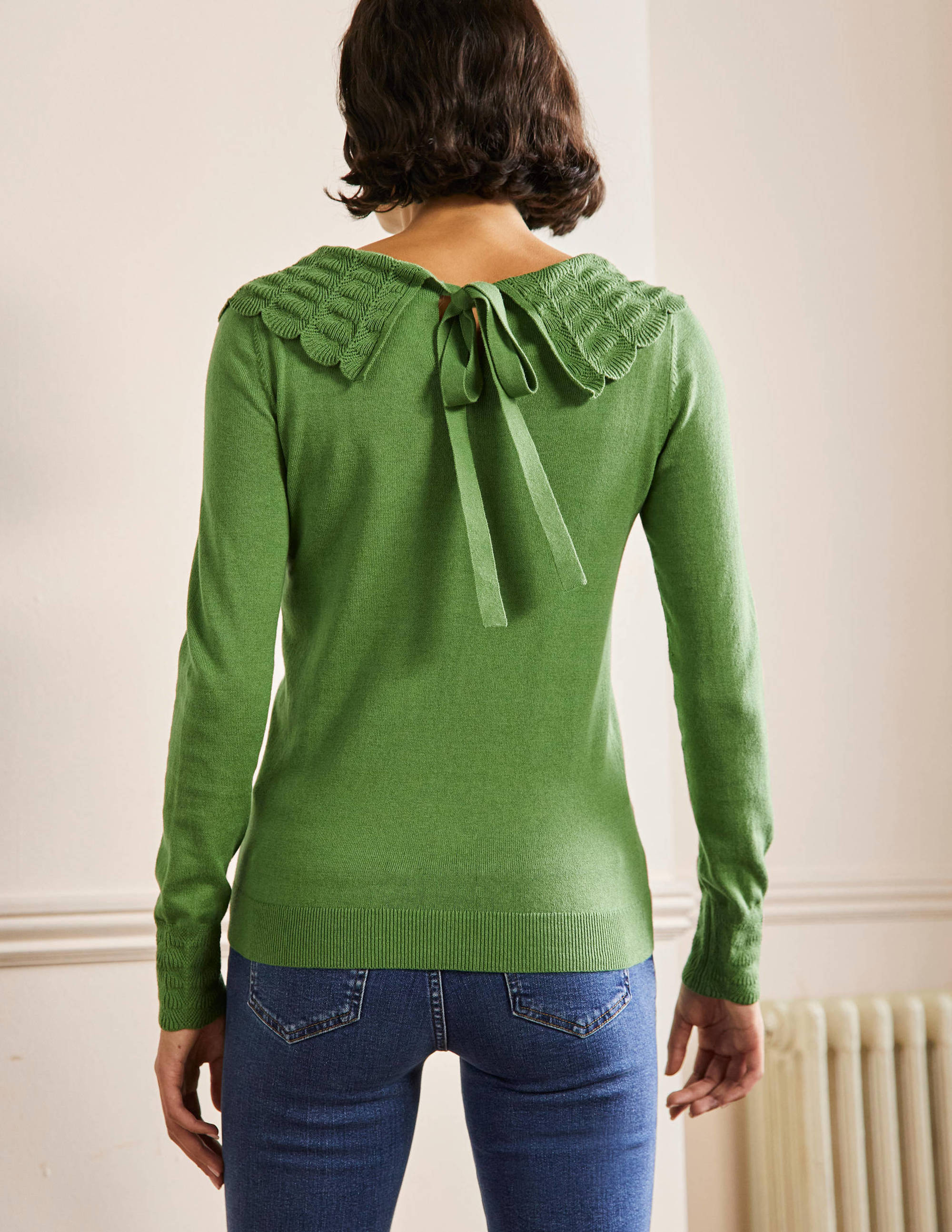 Pull avec col noué à l'arrière-Lierre anglais - Image 3