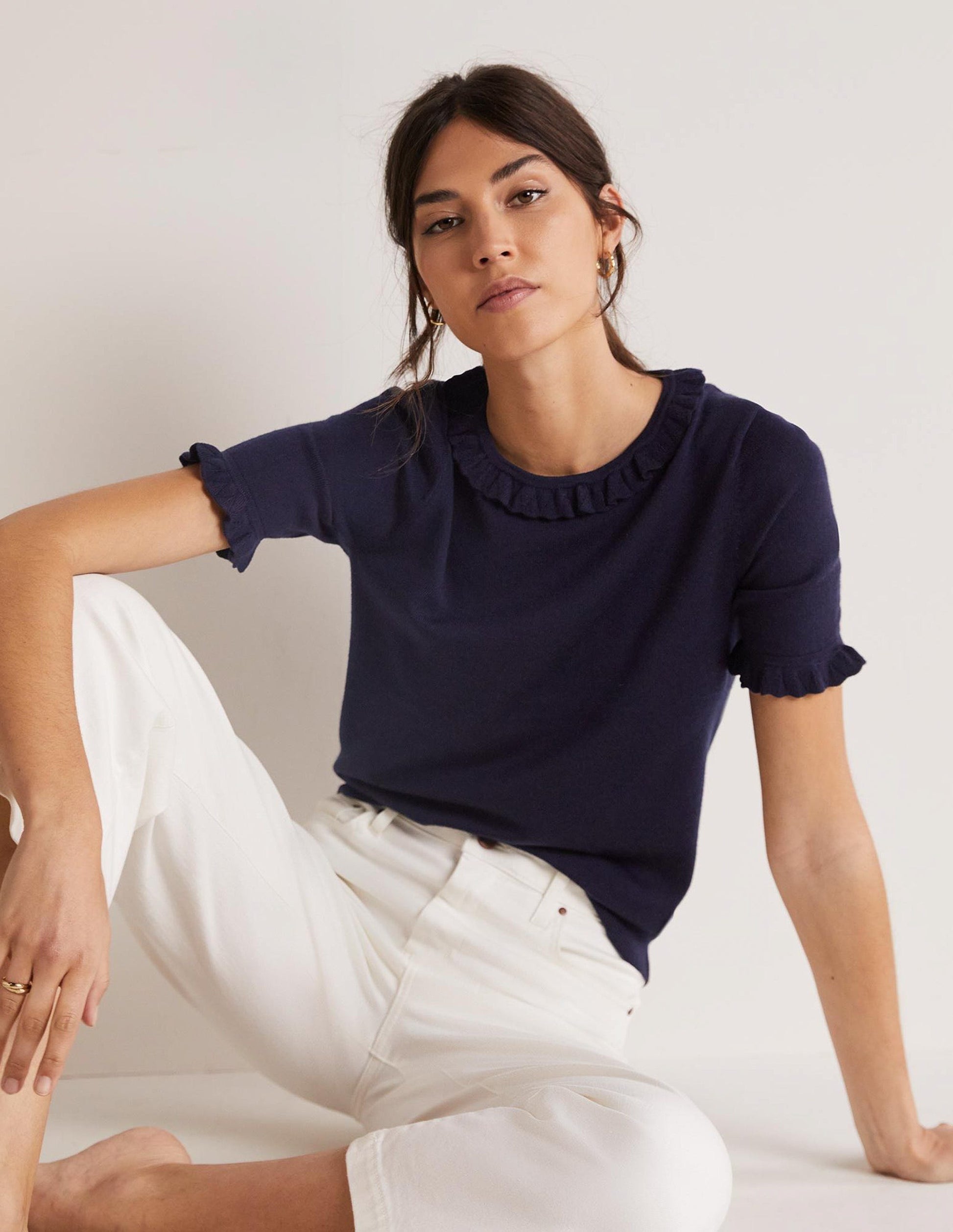 Merino-Strickoberteil-Marineblau-6
