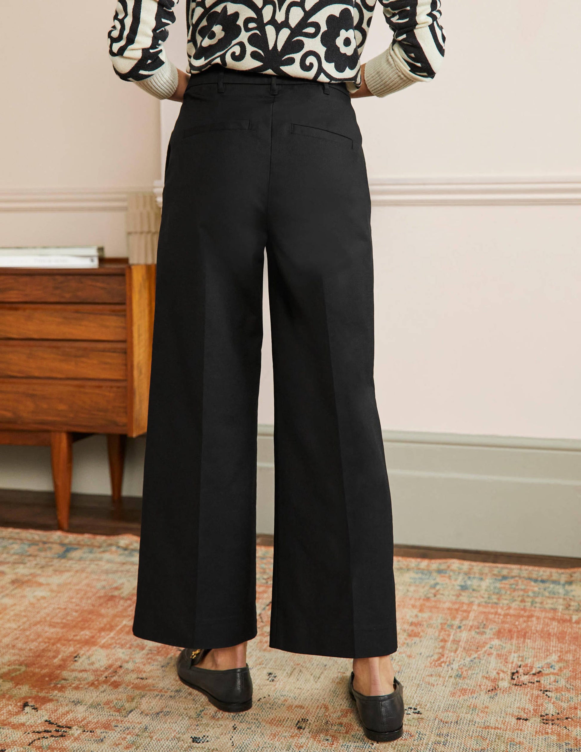Richmond Hose mit hoher Taille-Schwarz-3