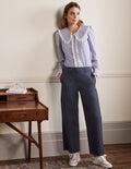 Richmond Hose mit hoher Taille-Marineblau