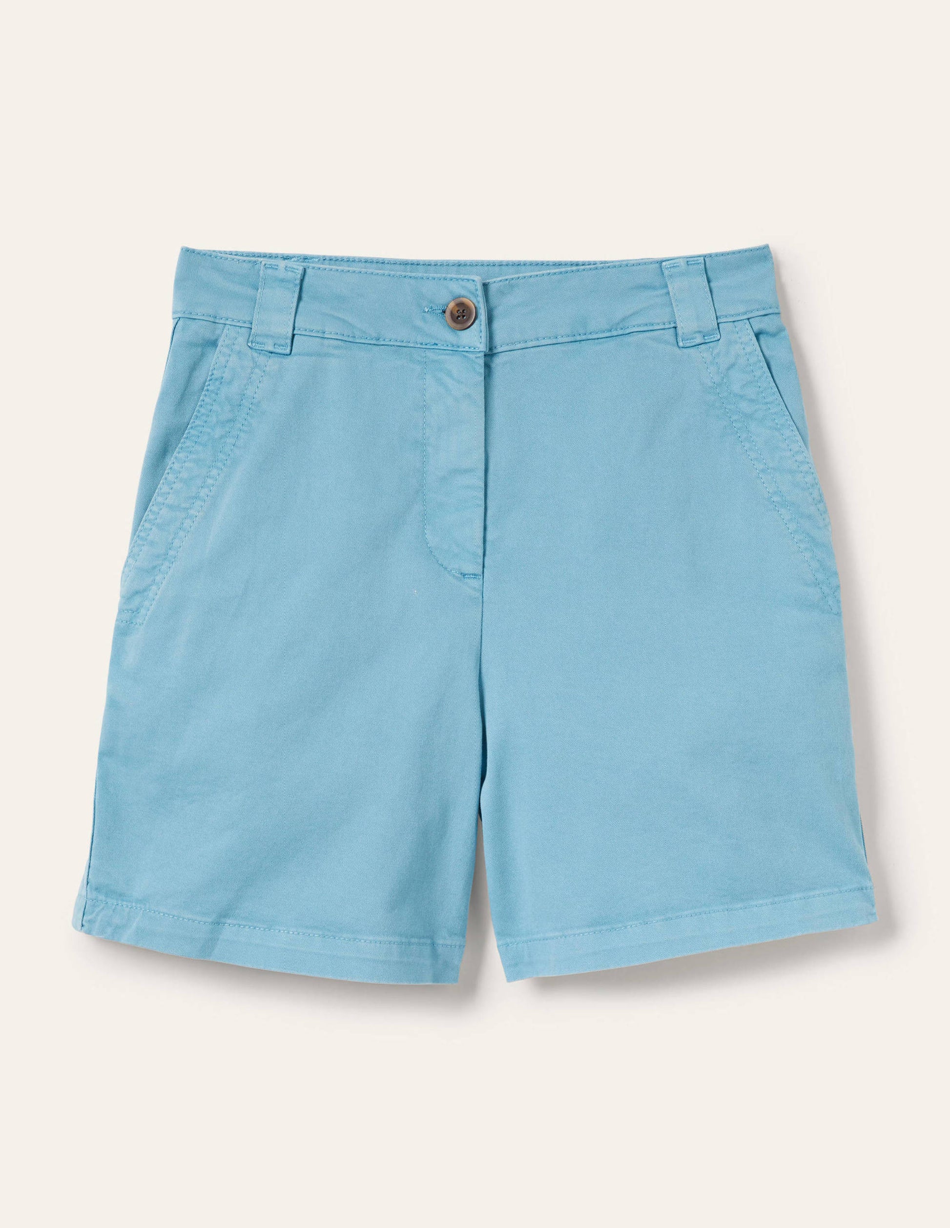 Short chino classique-Bleu source de montagne-5