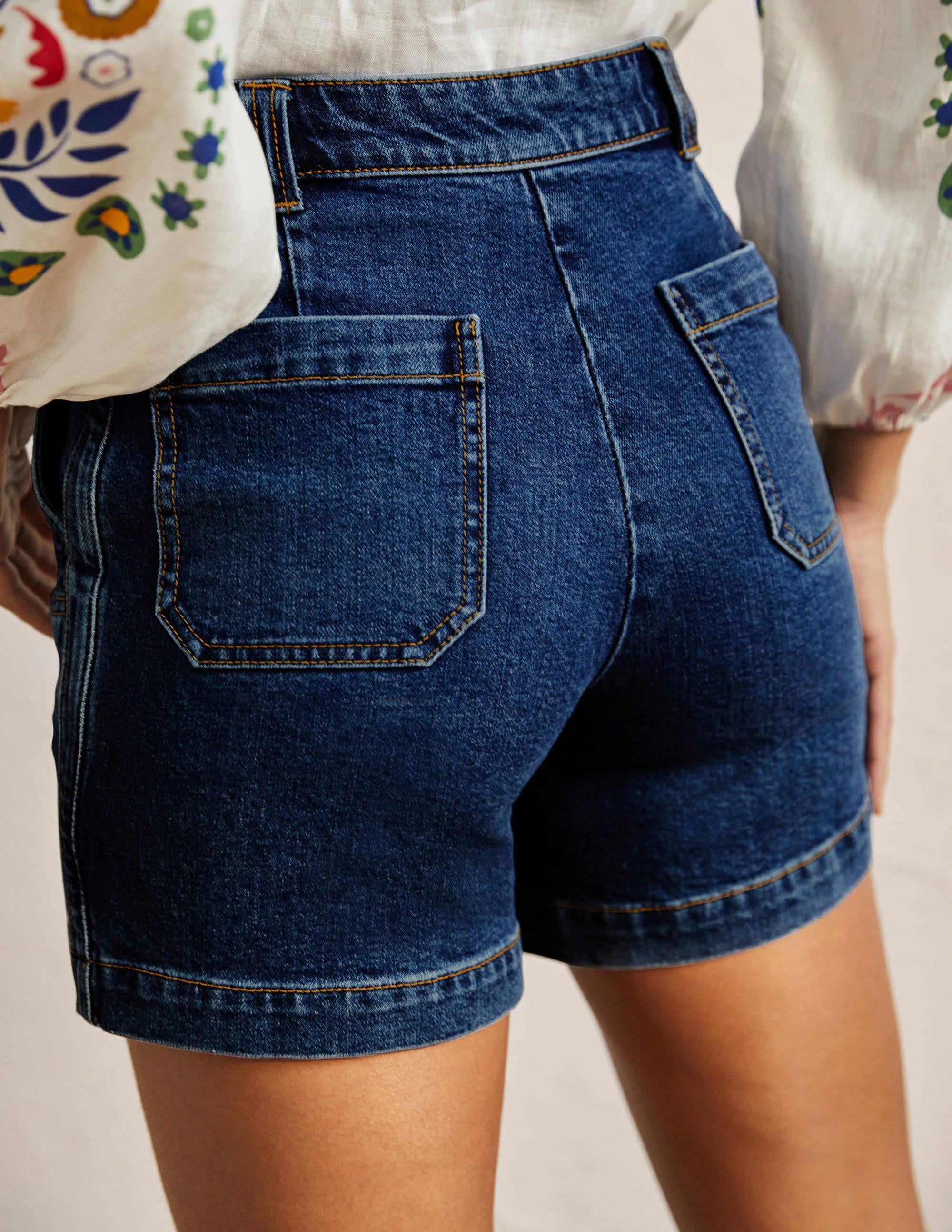 Klassische Chinoshorts-Dunkles Vintageblau - Image 3