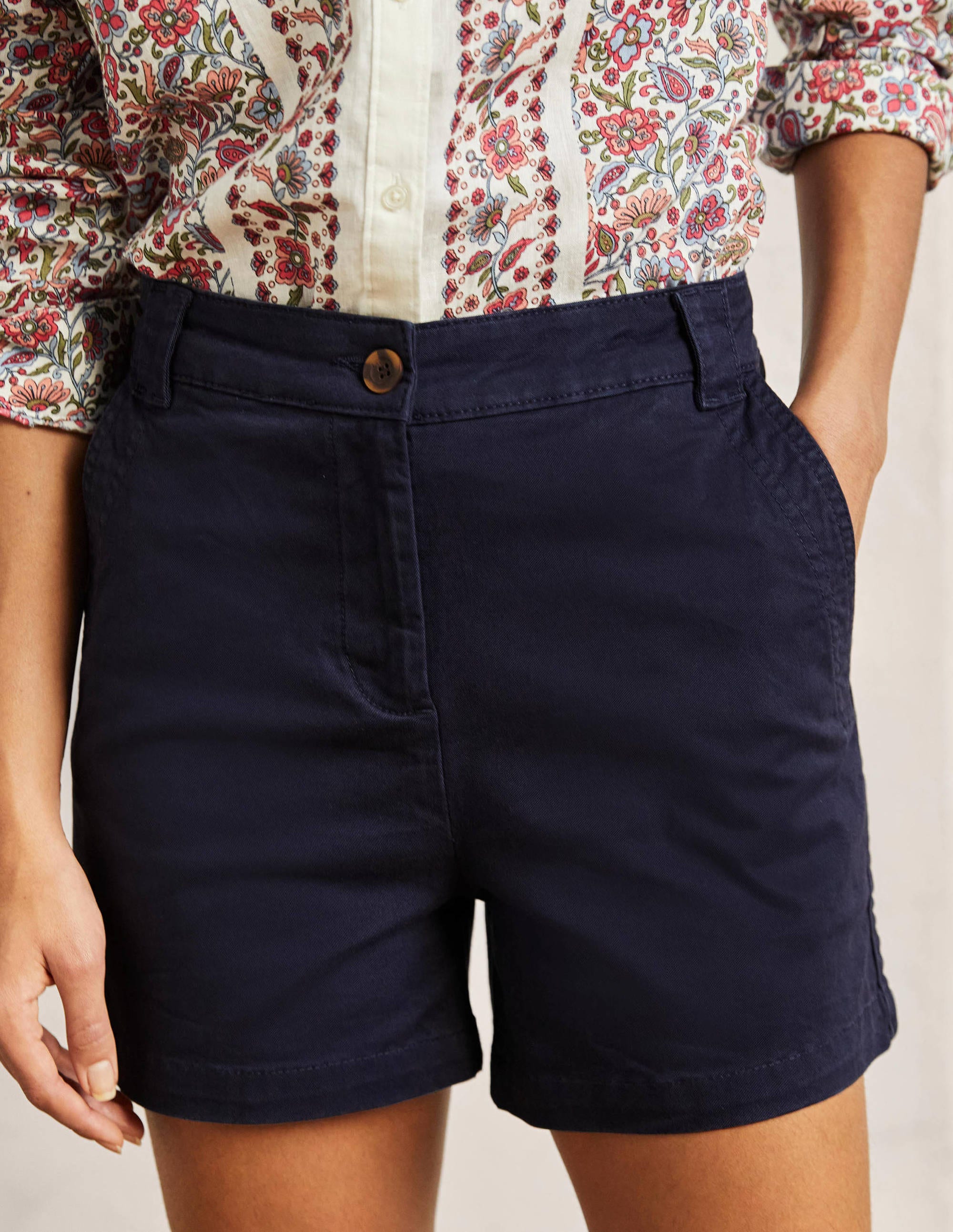 Short chino classique-Bleu marine - Image 4