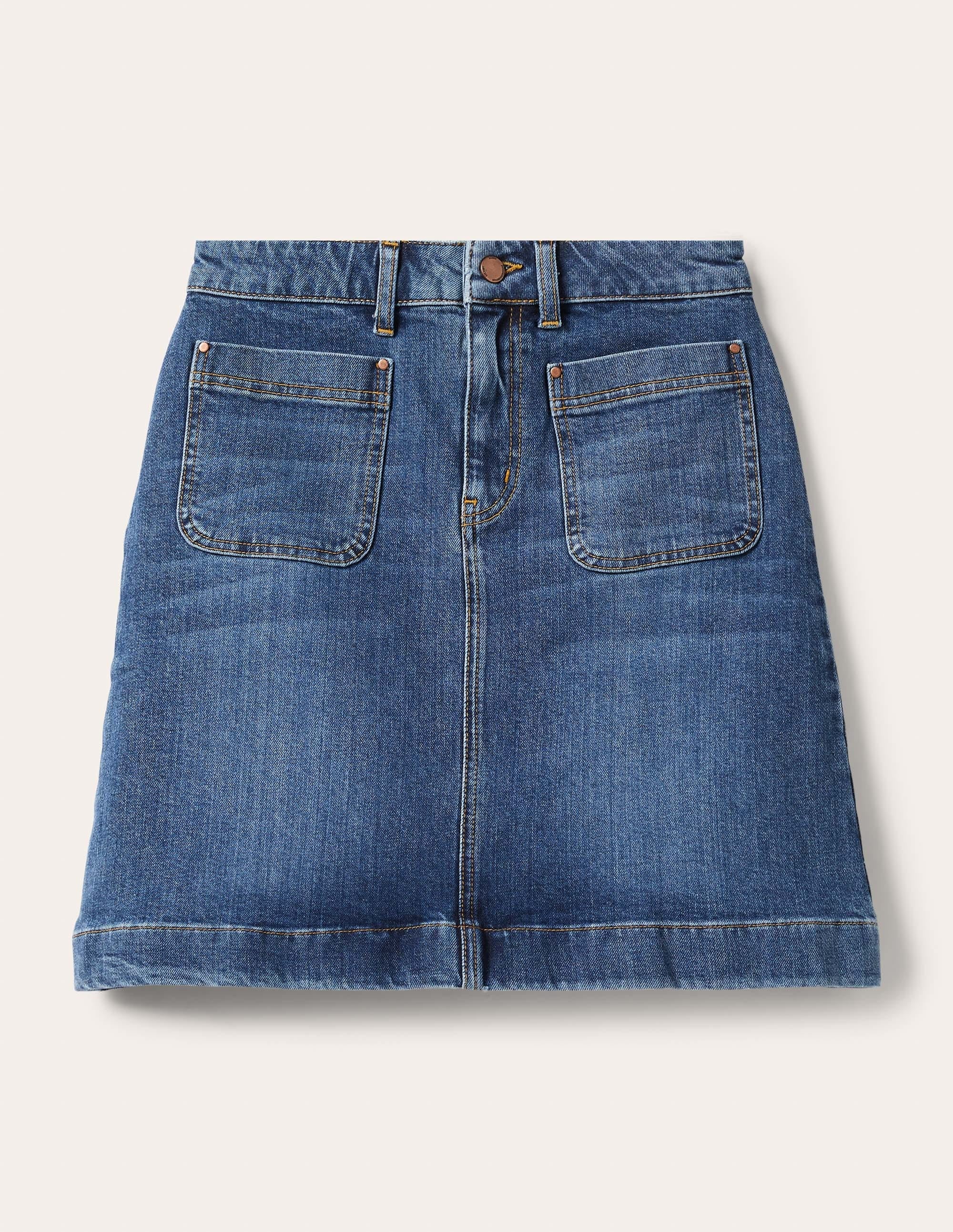 Jupe chino à poches plaquées-Vintage moyen - Image 5
