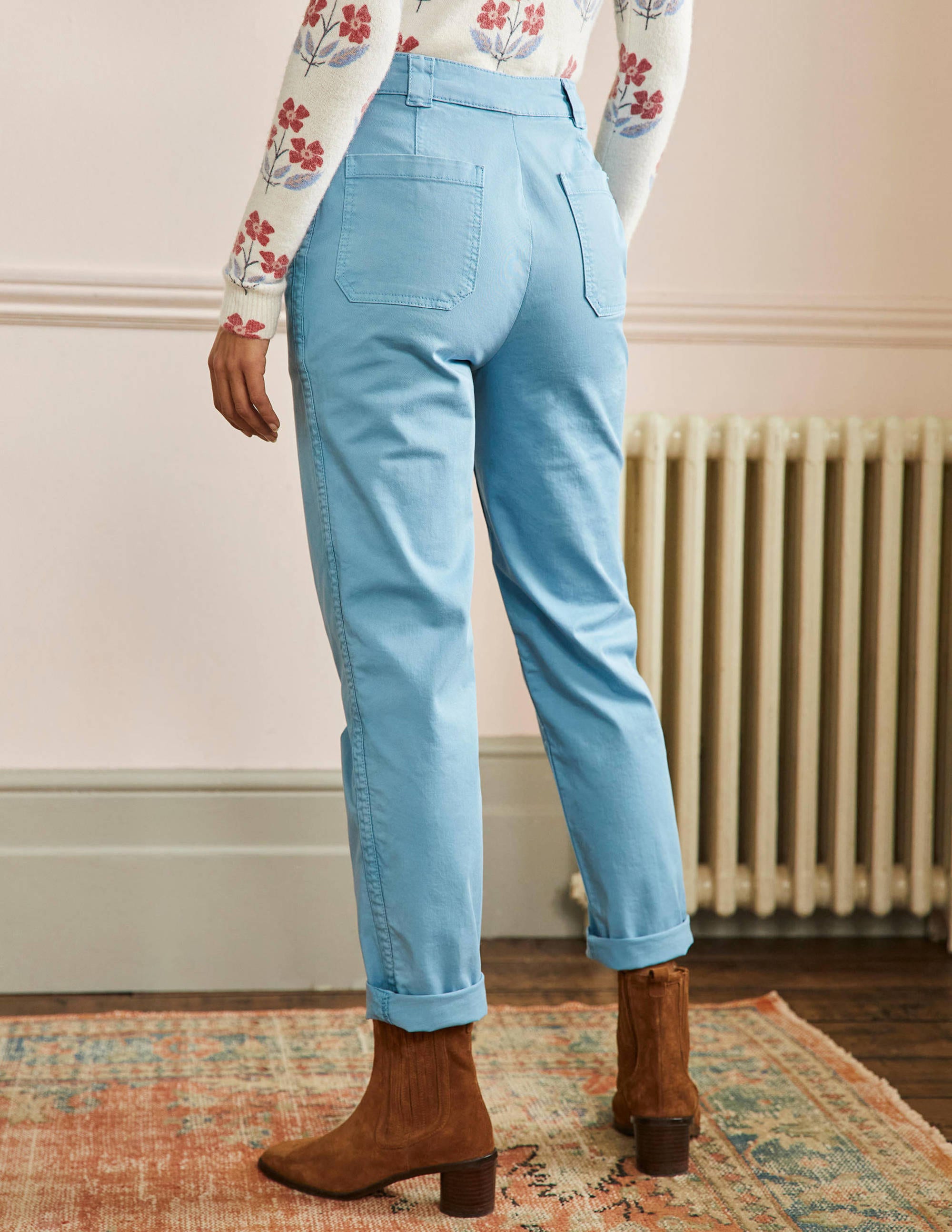 Classic Chino Trousers-Mountain Spring Blue - Image 3