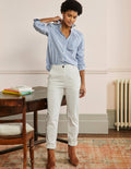Pantalon chino classique-Écru